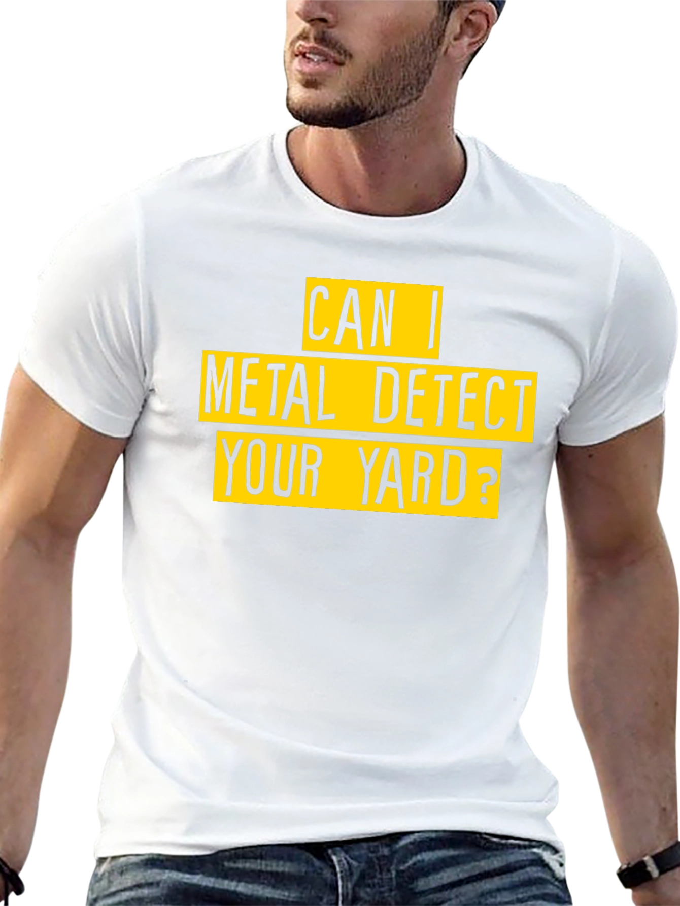 Metal Detecting T-Shirt - Funny Yard Search Tee