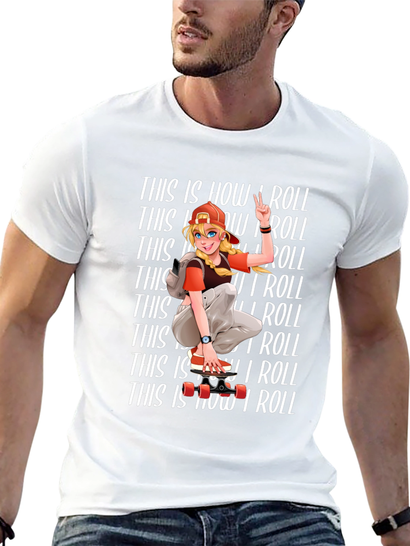 This Is How I Roll Skater T-Shirt