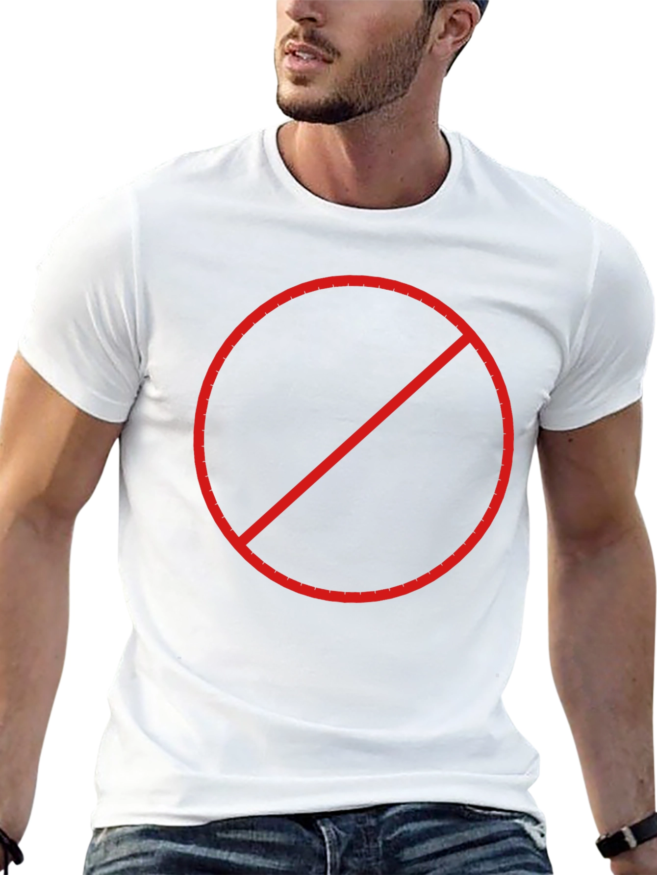 Black T-Shirt with No Symbol