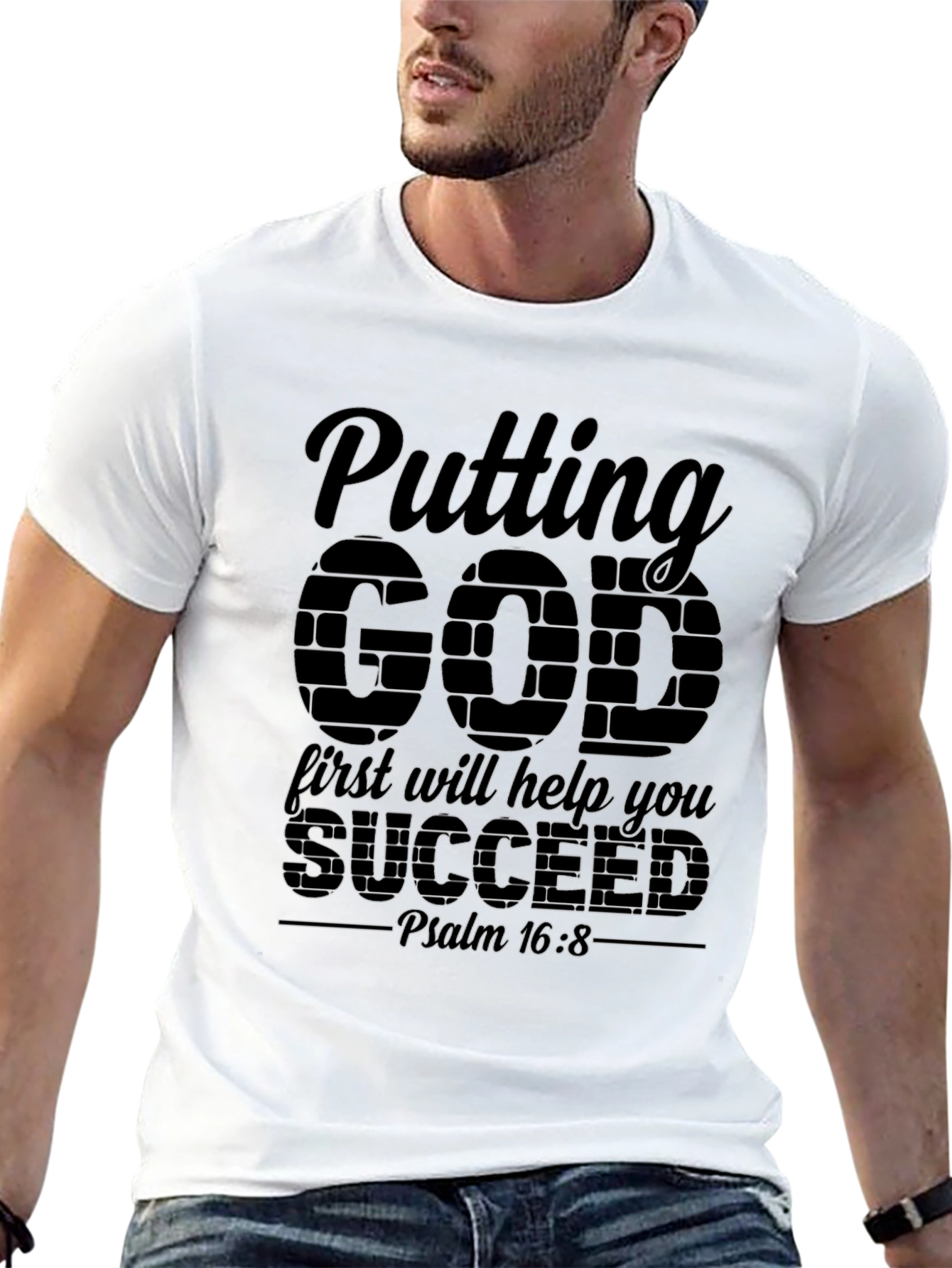 Putting God First T-Shirt - Christian Apparel