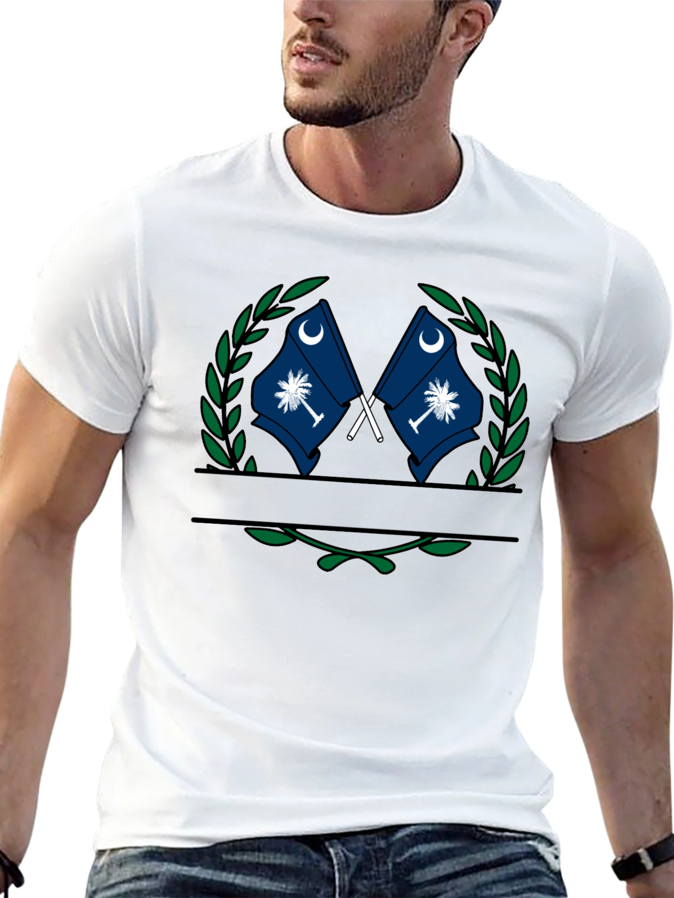 South Carolina Flag Graphic Tee