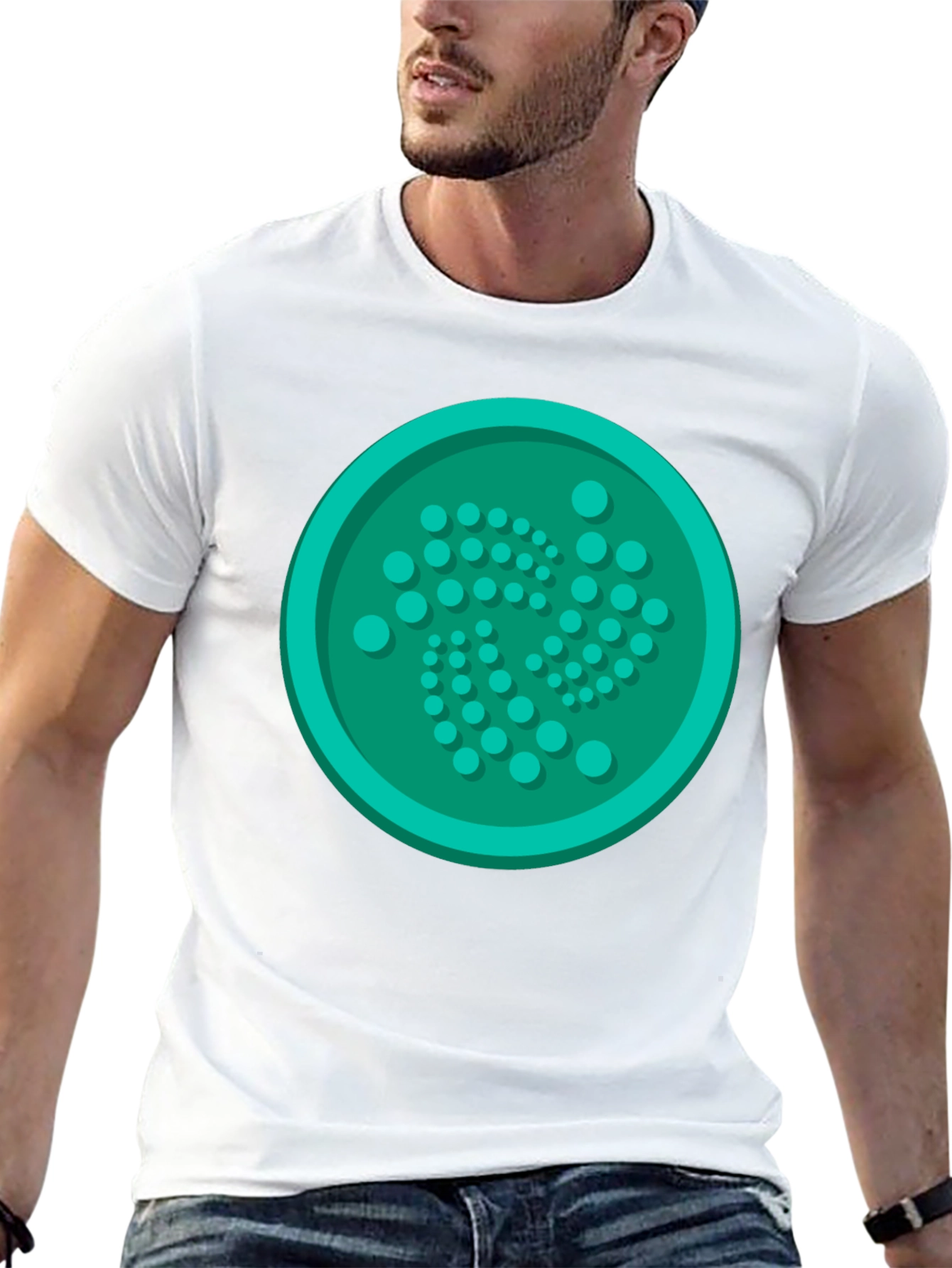 IOTA Cryptocurrency Logo T-Shirt - Black Tee