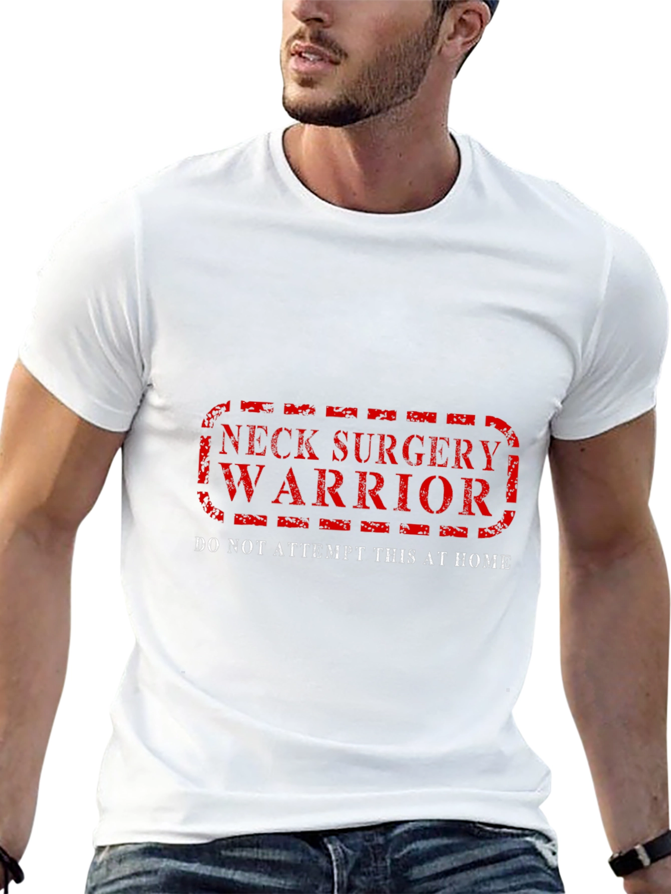 Neck Surgery Warrior Black T-Shirt