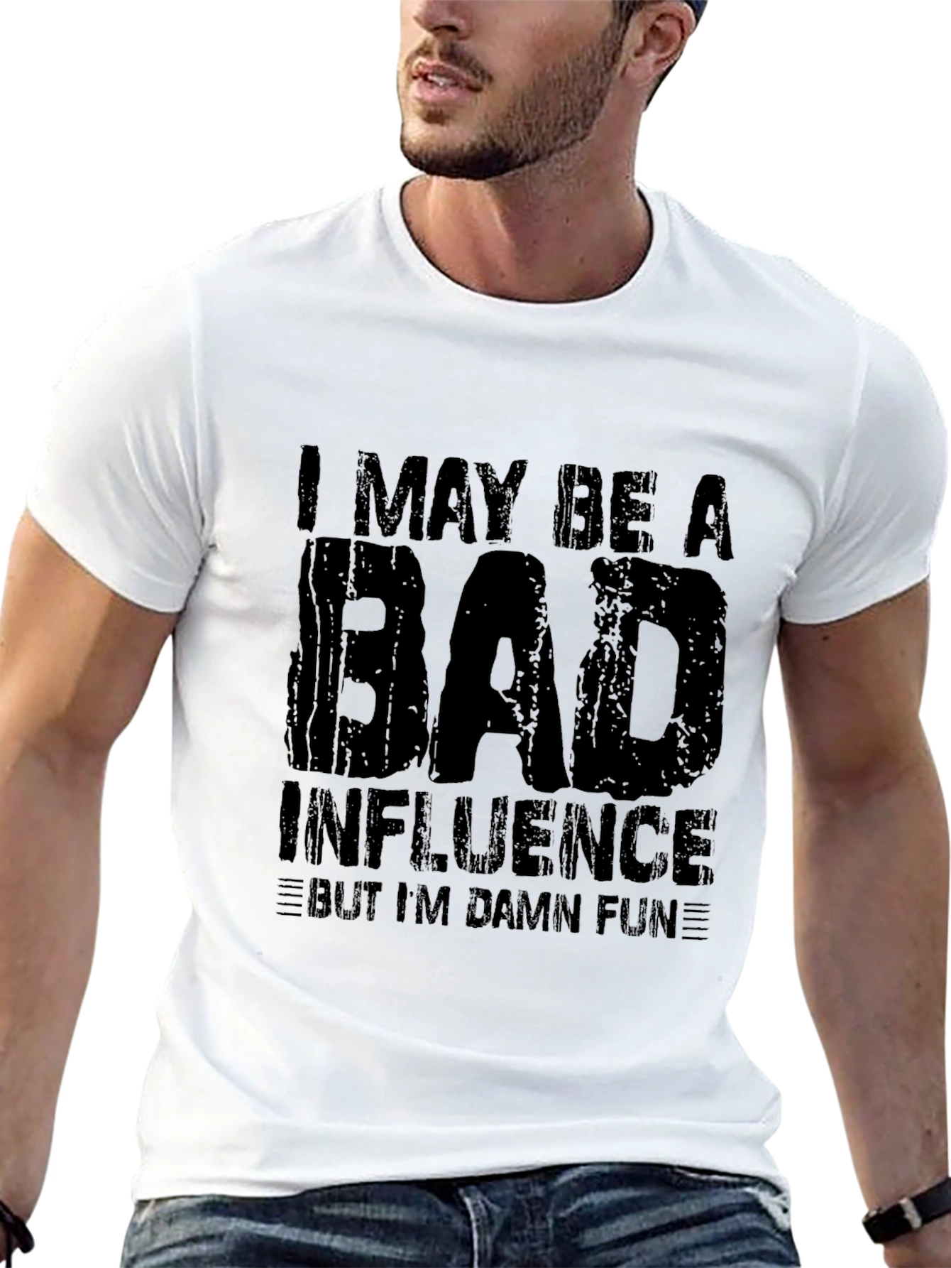 Bad Influence Fun Black T-Shirt