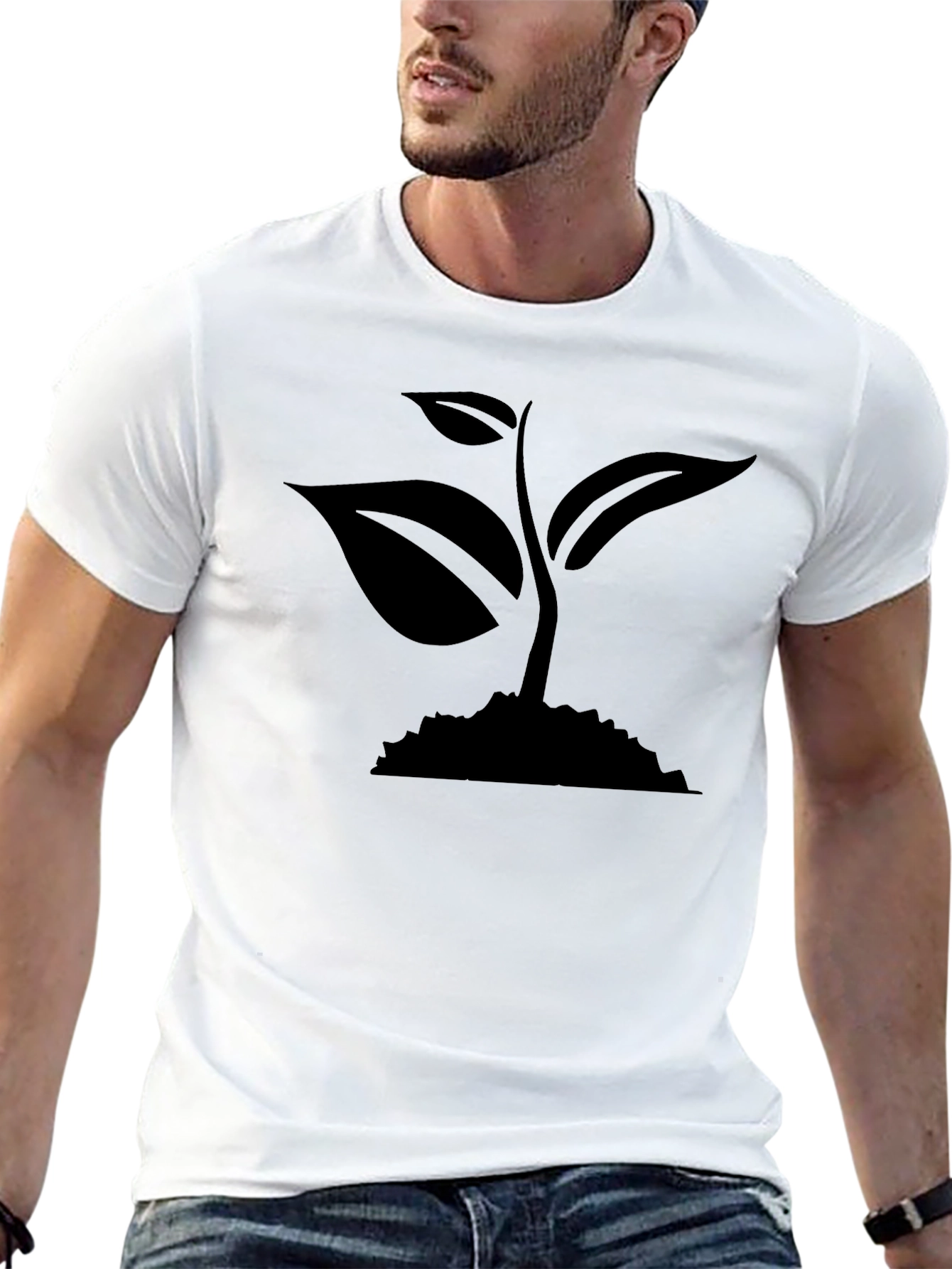 Plant Sprout Graphic Tee - Eco Friendly