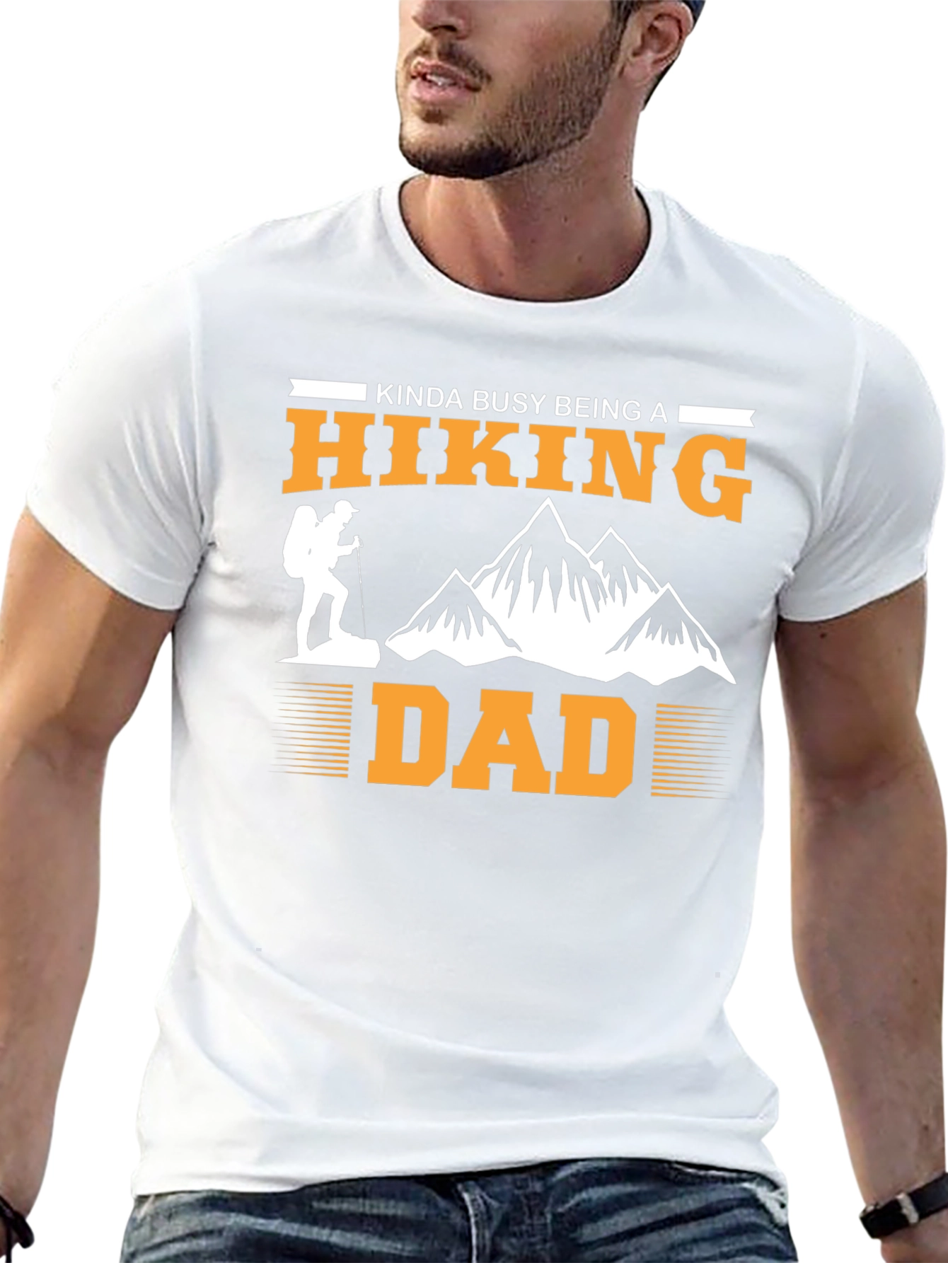 Hiking Dad Graphic Tee - Outdoor Adventure