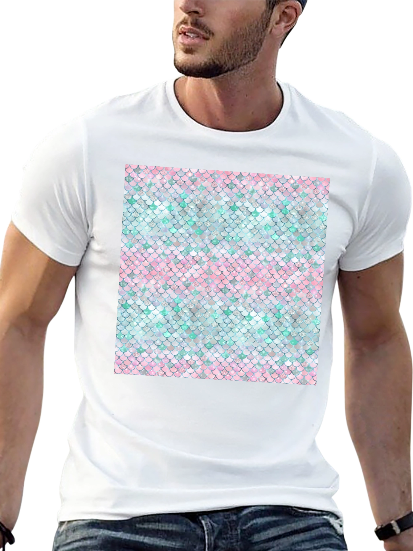 Scales Pattern T-Shirt