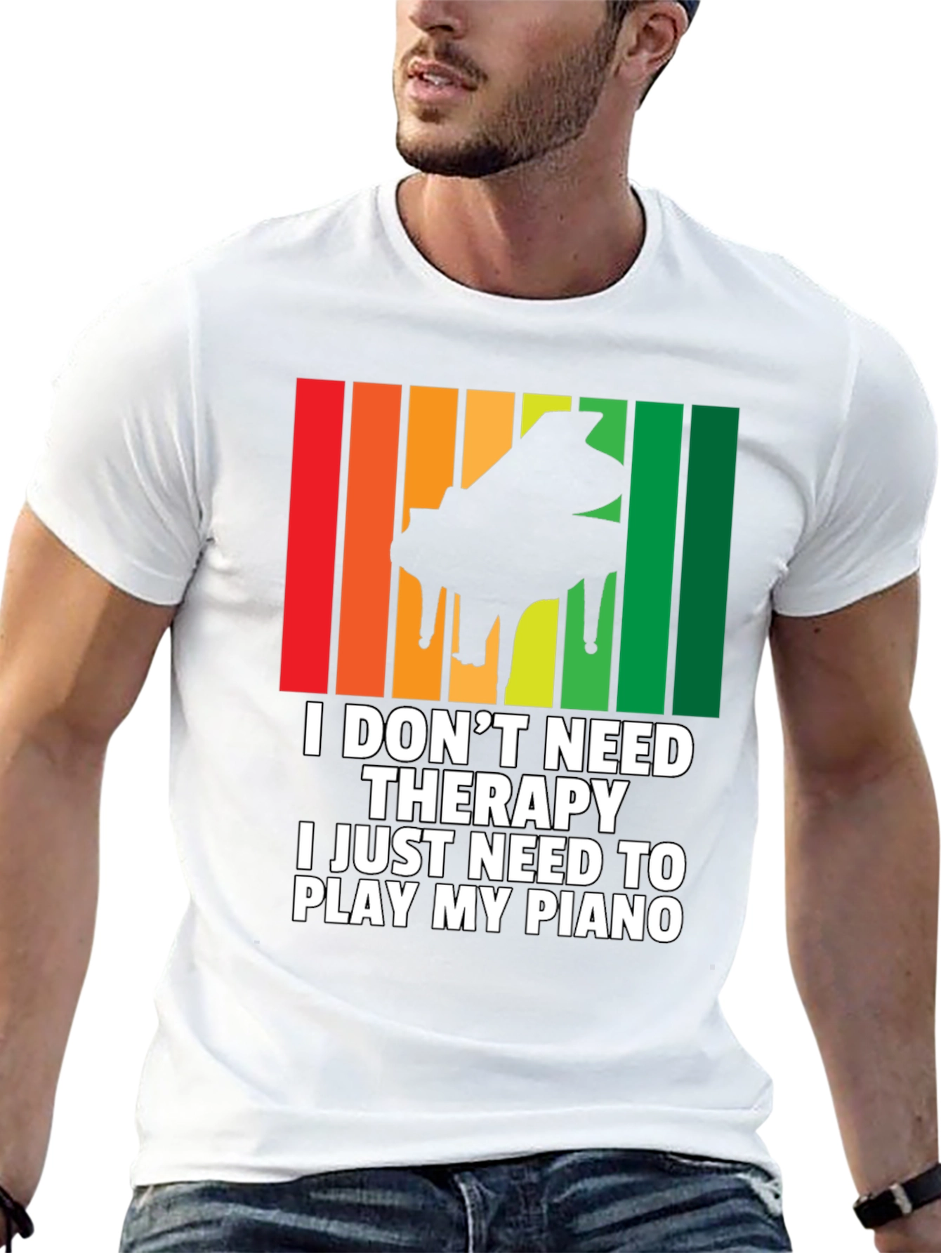 Piano T-Shirt - Therapy Alternative