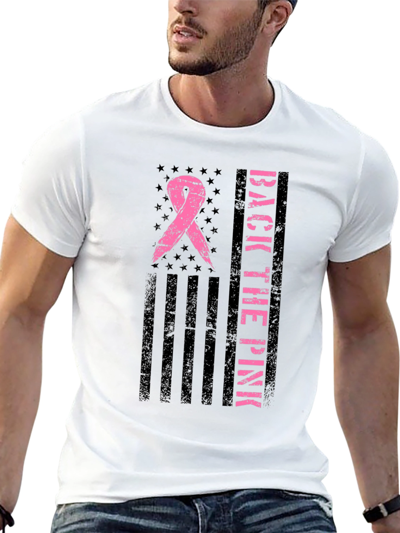 Back the Pink Breast Cancer Awareness T-Shirt
