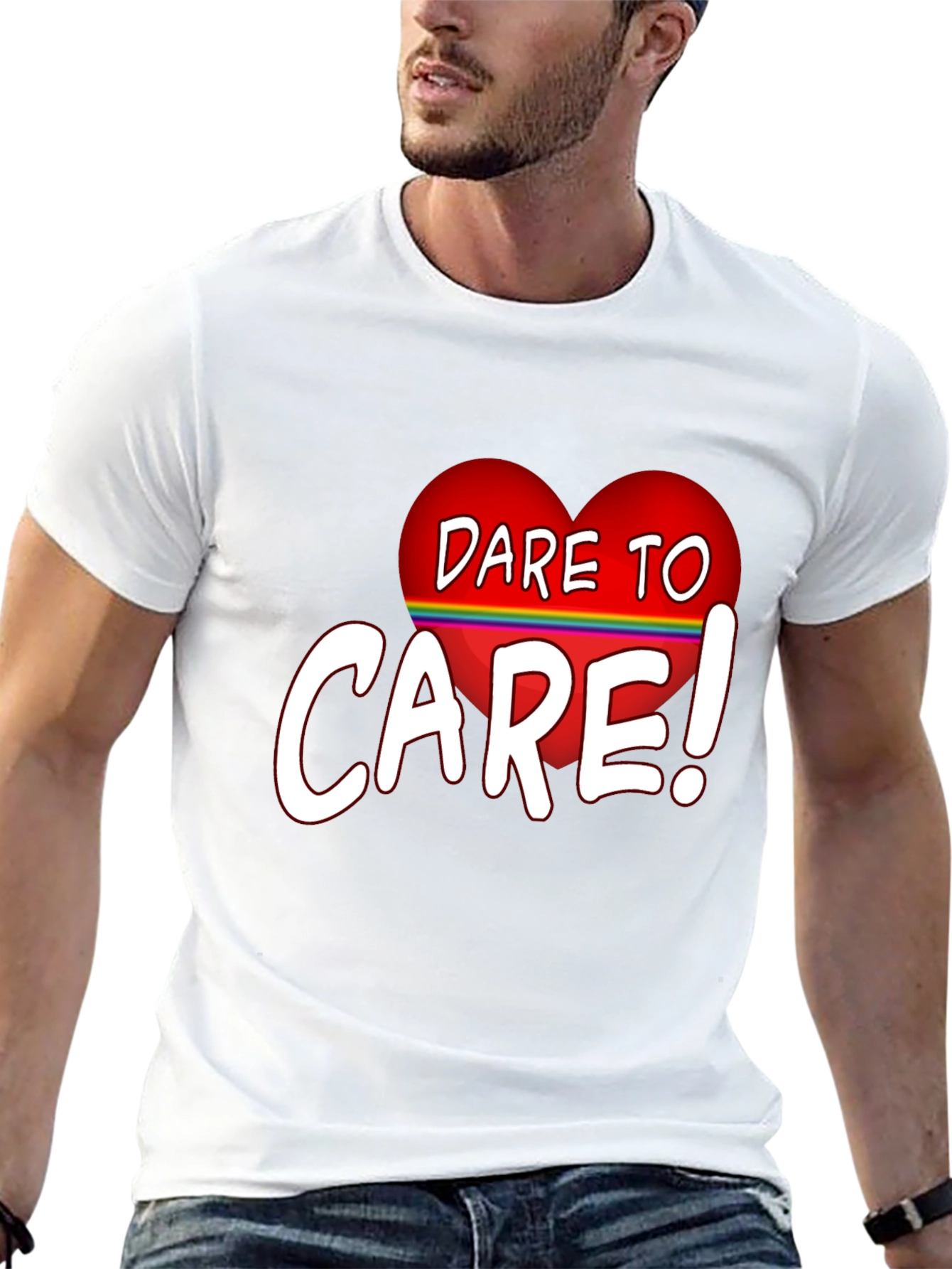 Dare To Care Heart T-Shirt