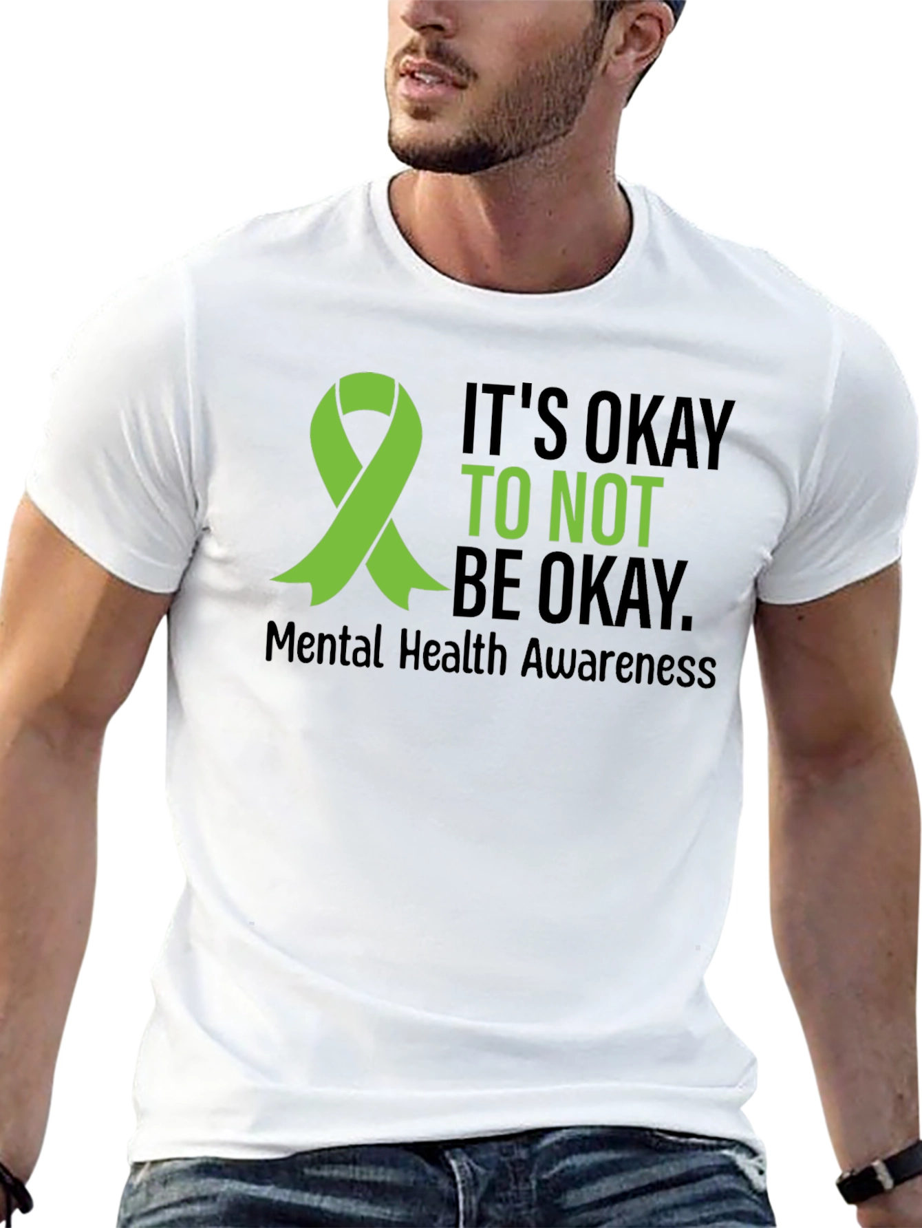 Mental Health Awareness Ribbon T-Shirt