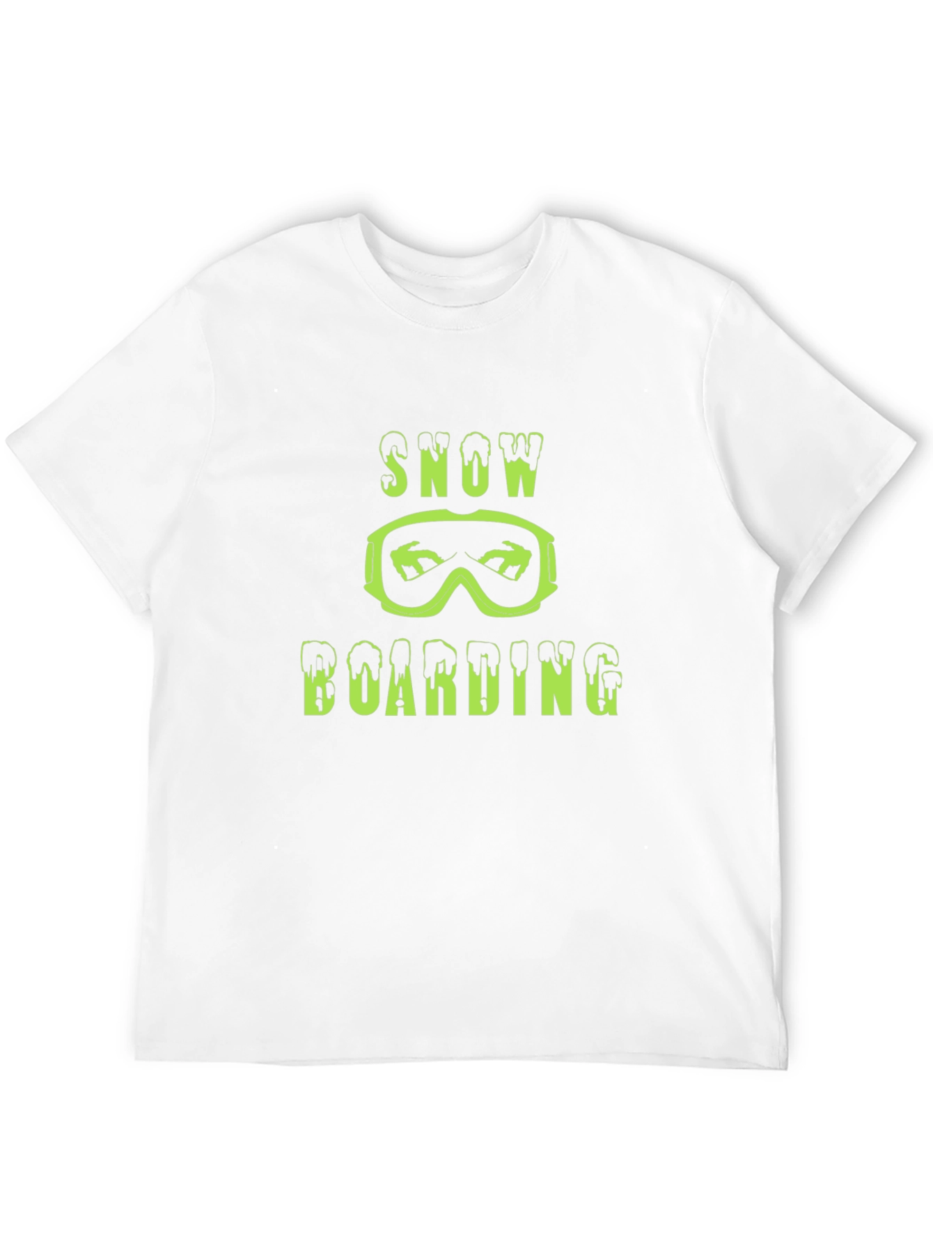 Snowboarding Graphic Tee - Black