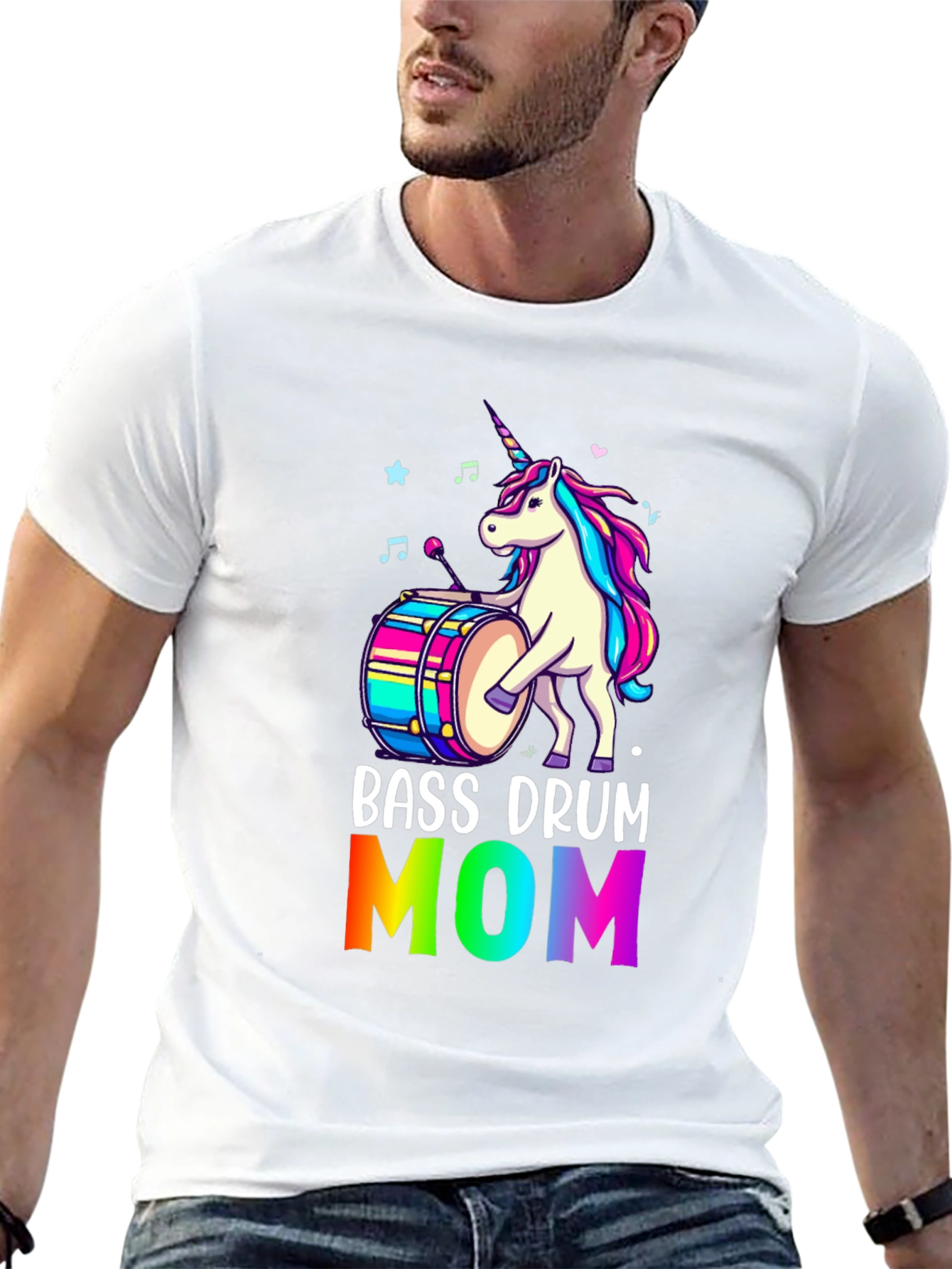 Bass Drum Mom Unicorn T-Shirt