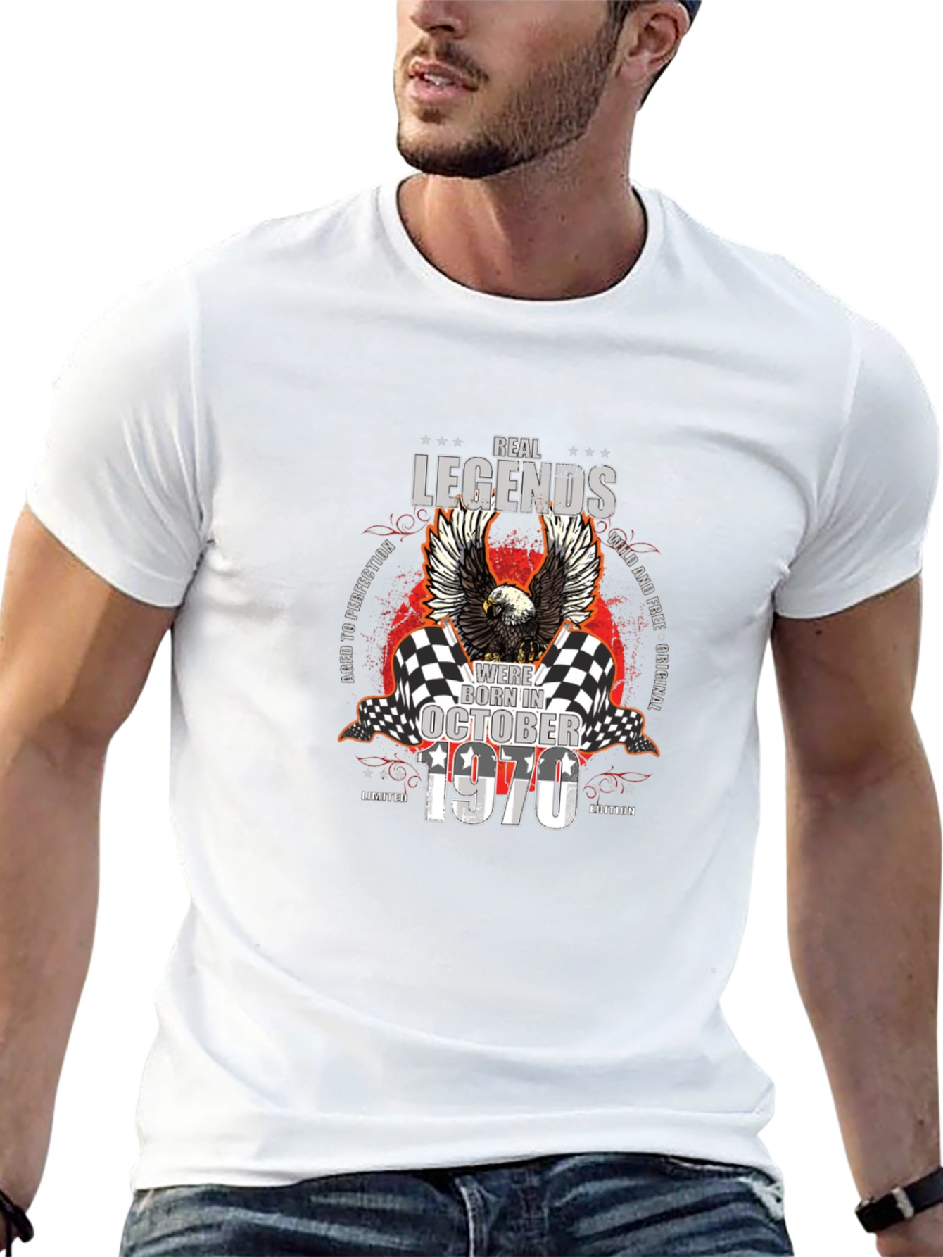 Real Legends Born In October 1970 T-Shirt