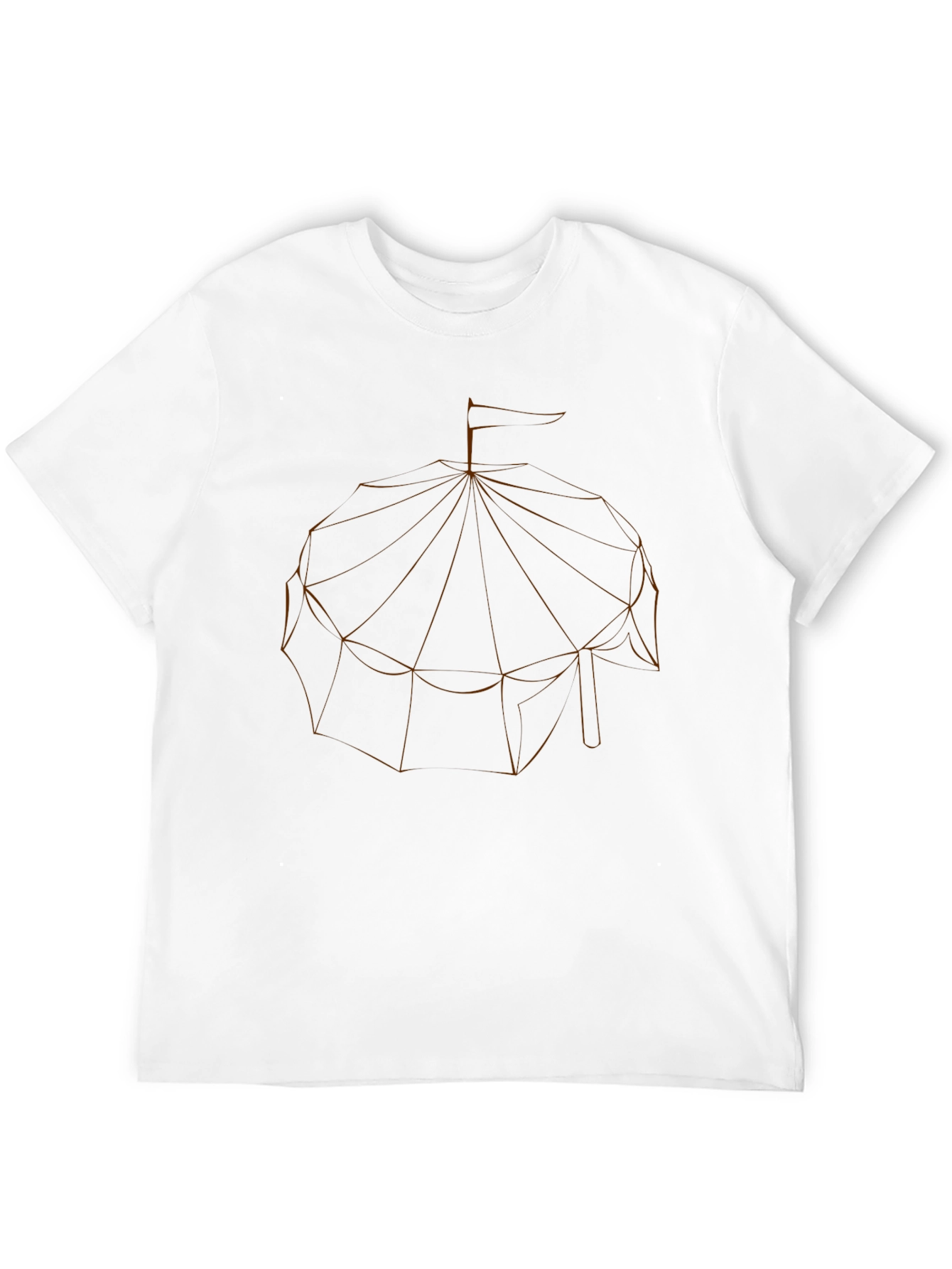 Circus Tent Graphic Tee - Mens Black T-Shirt