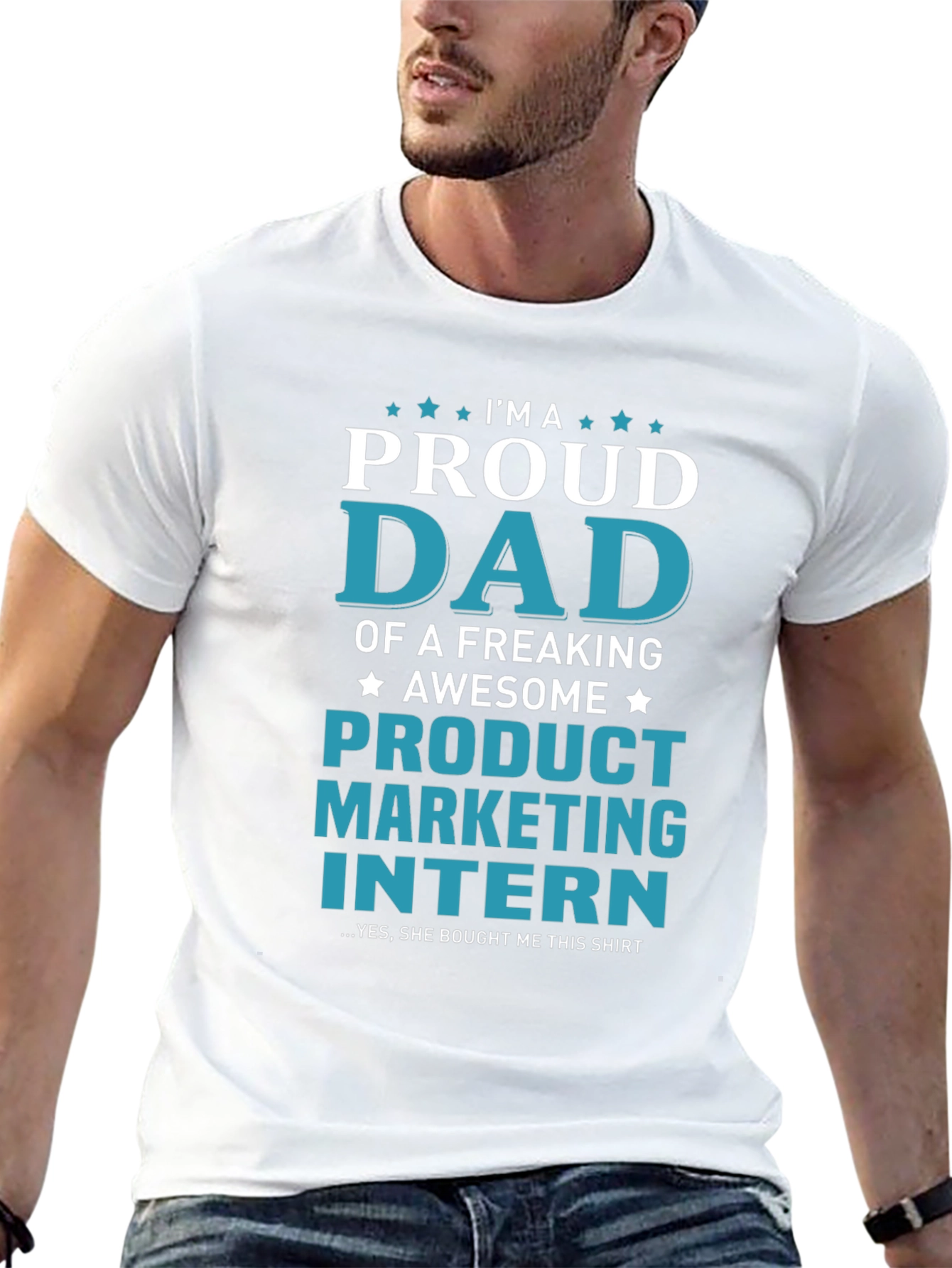 Proud Dad Product Marketing Intern Graphic Tee