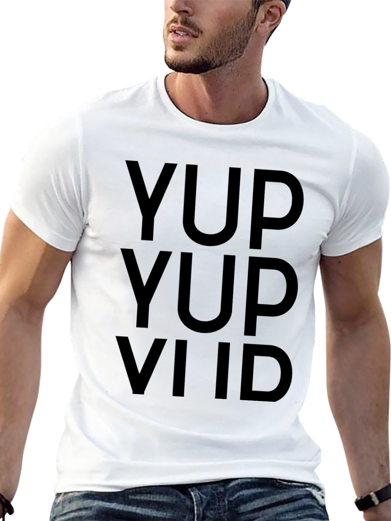 Yup Yup Viid Graphic Tee - Black