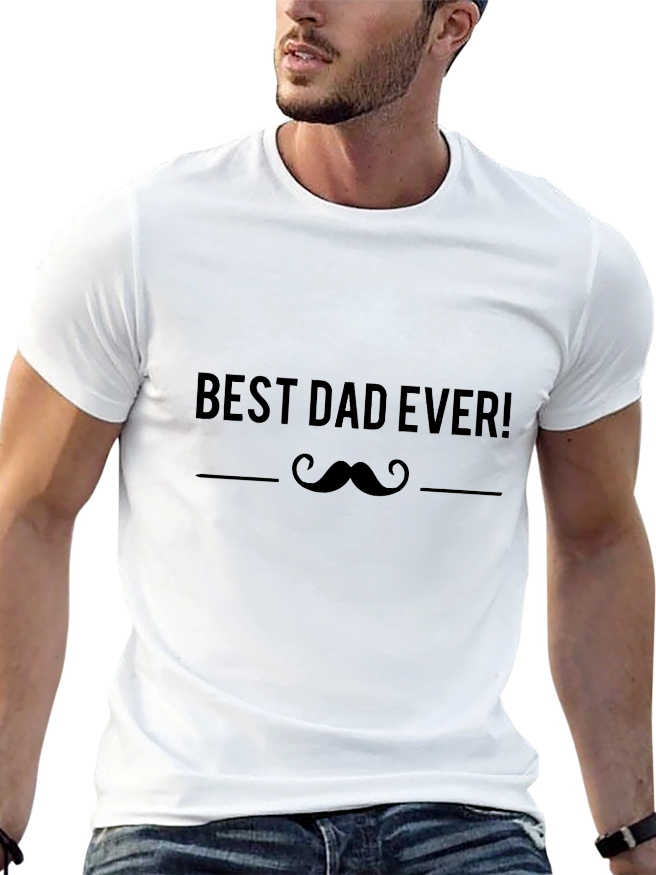 Best Dad Ever Black T-Shirt