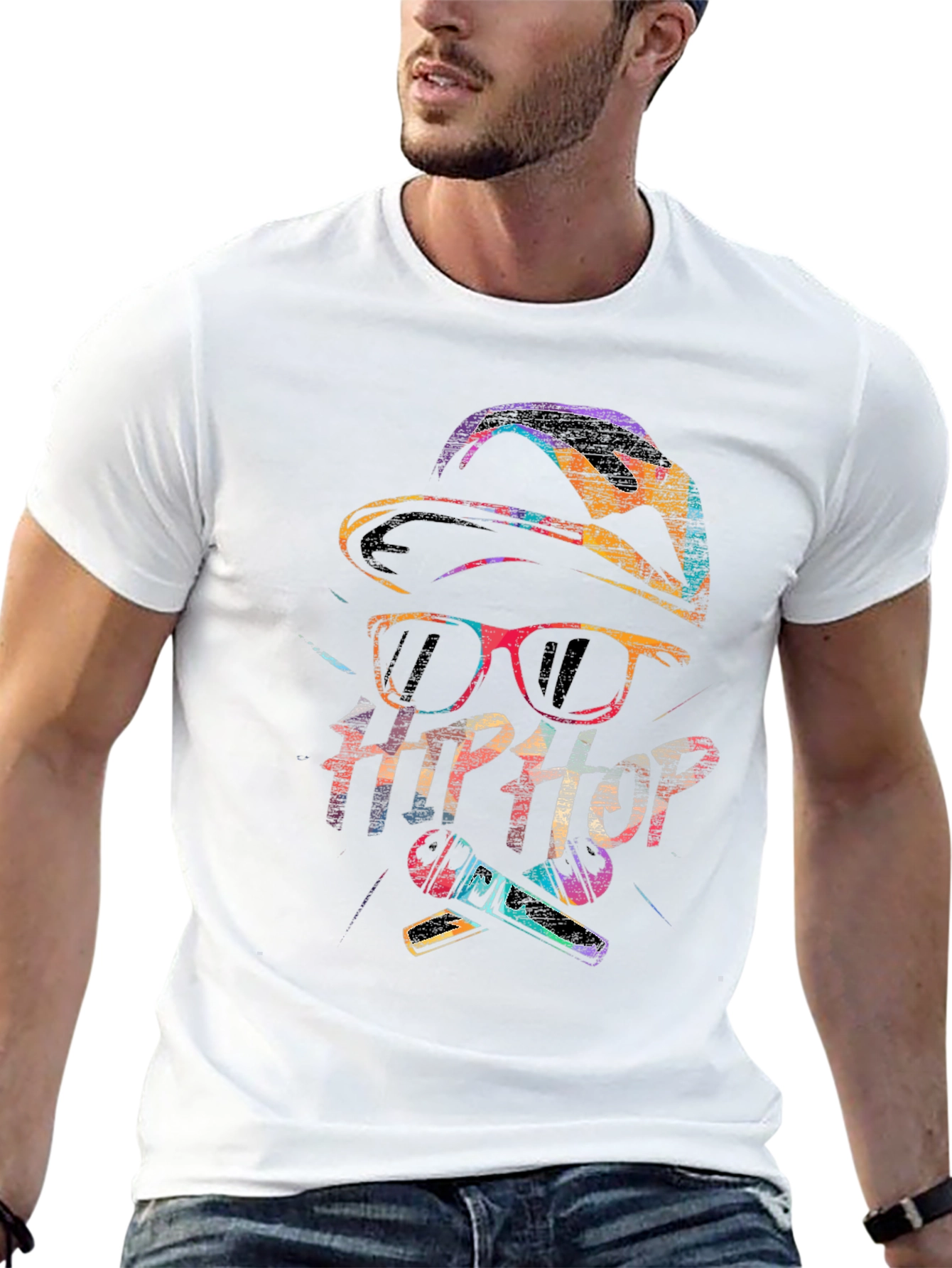 Hip Hop Graphic T-Shirt - Urban Style