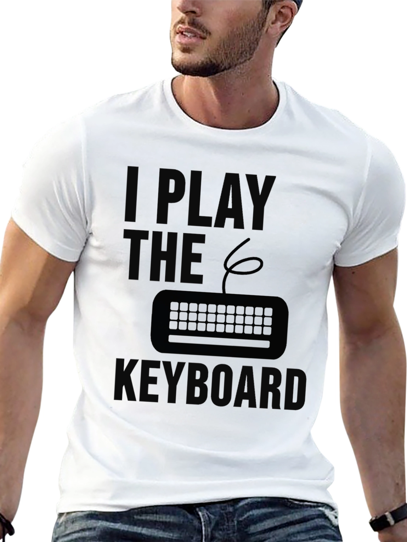 I Play the Keyboard Graphic Tee