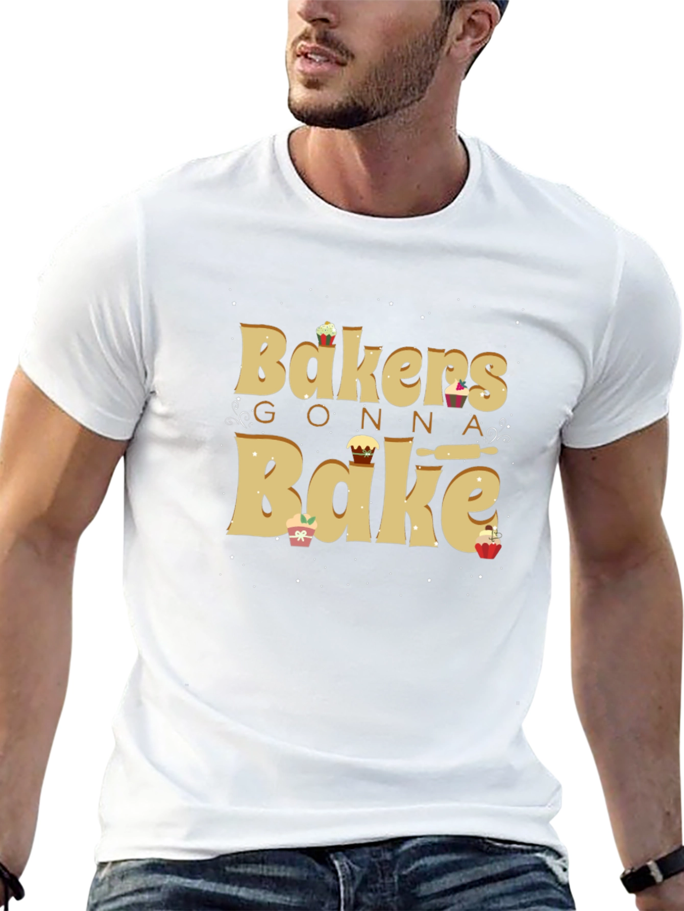 Bakers Gonna Bake Black Graphic Tee