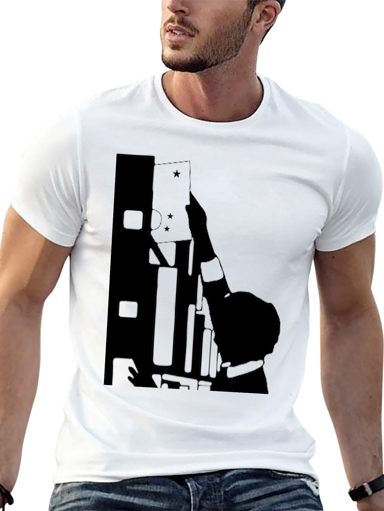 Graphic Silhouette T-Shirt - Unique Design