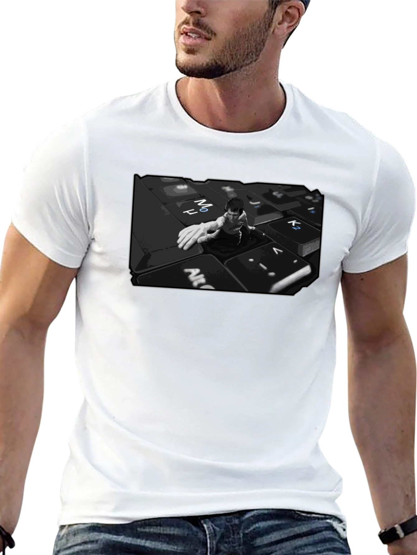 Keyboard Warrior Graphic T-Shirt