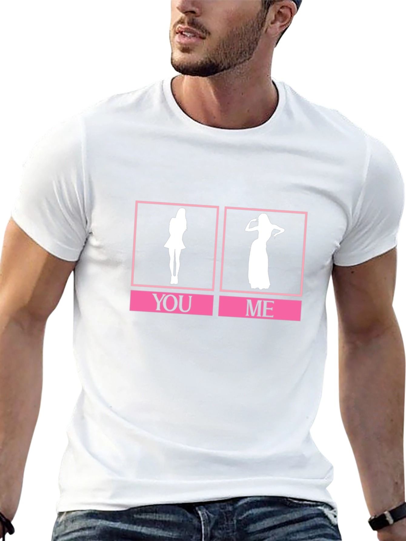Humorous You vs. Me Graphic Tee