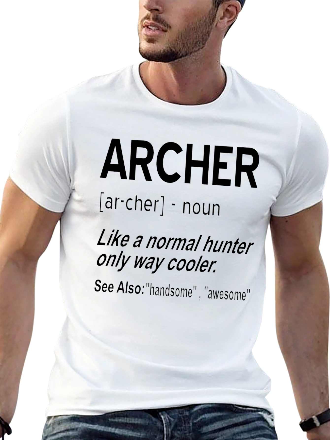 Archer Definition Black T-Shirt