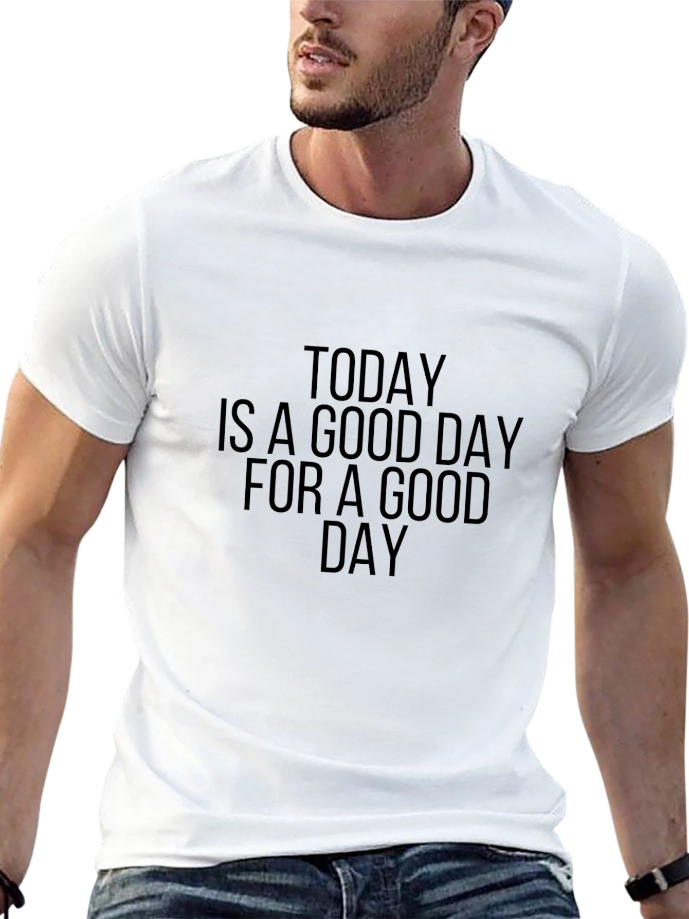 Good Day Graphic Tee - Soft Cotton Blend Shirt