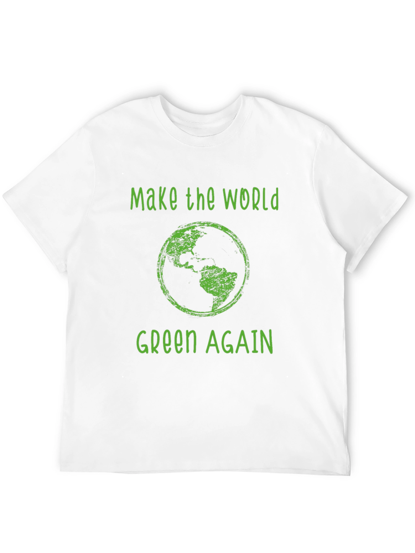 Eco-Friendly Make the World Green Again Graphic T-Shirt