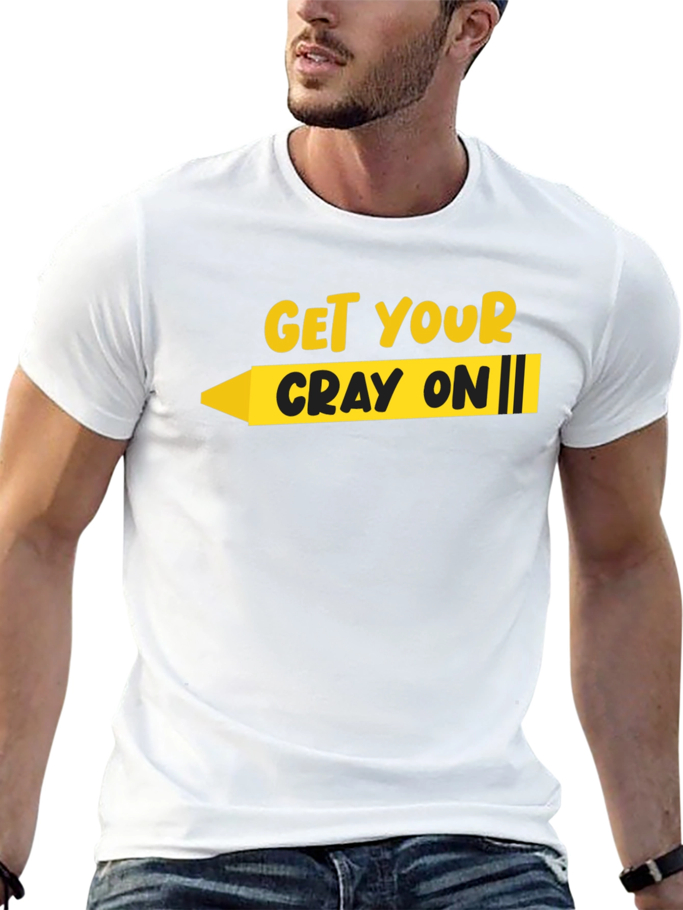 Get Your Cray On T-Shirt - Black Graphic Tee