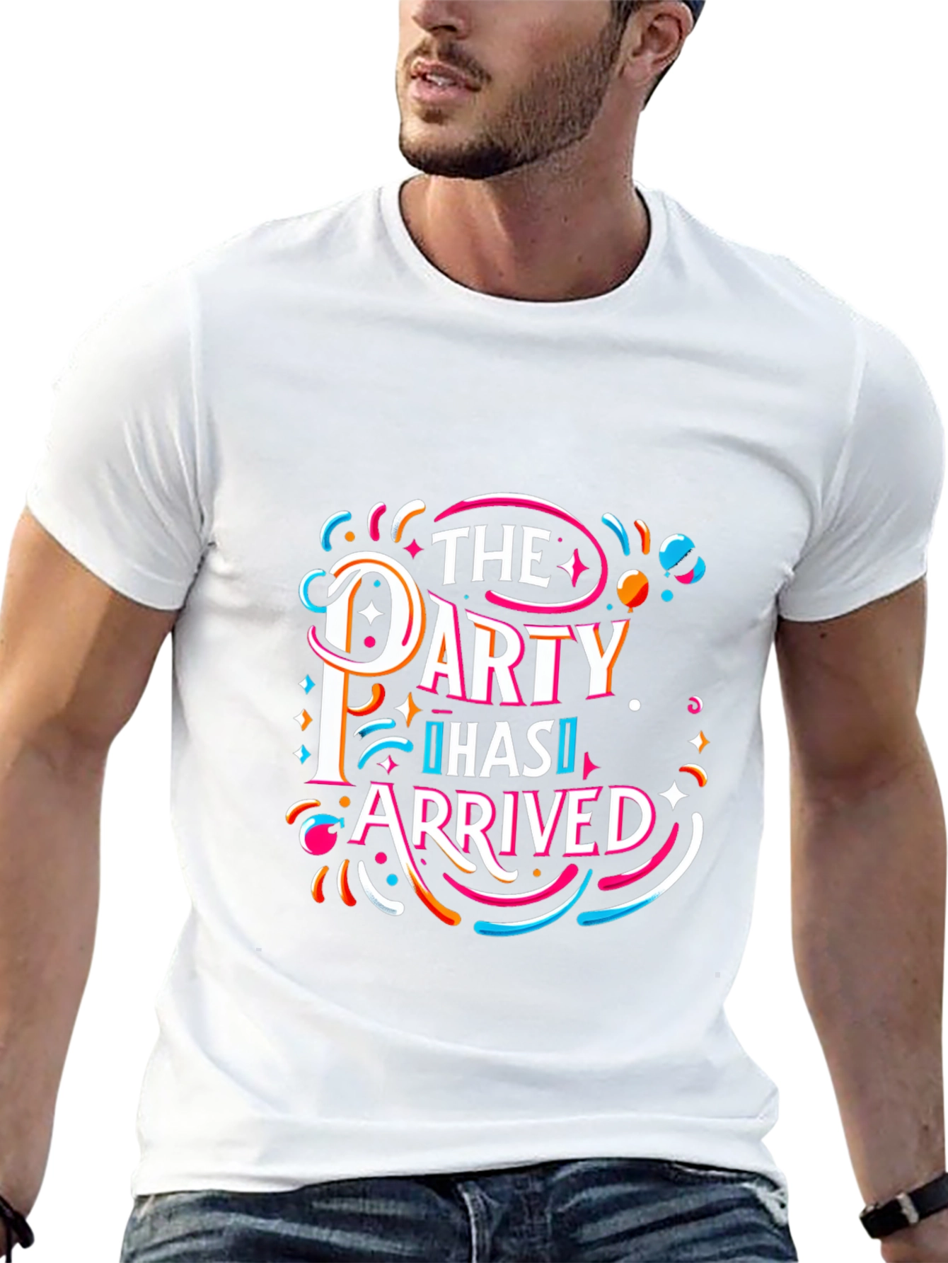 The Party Has Arrived Graphic T-Shirt