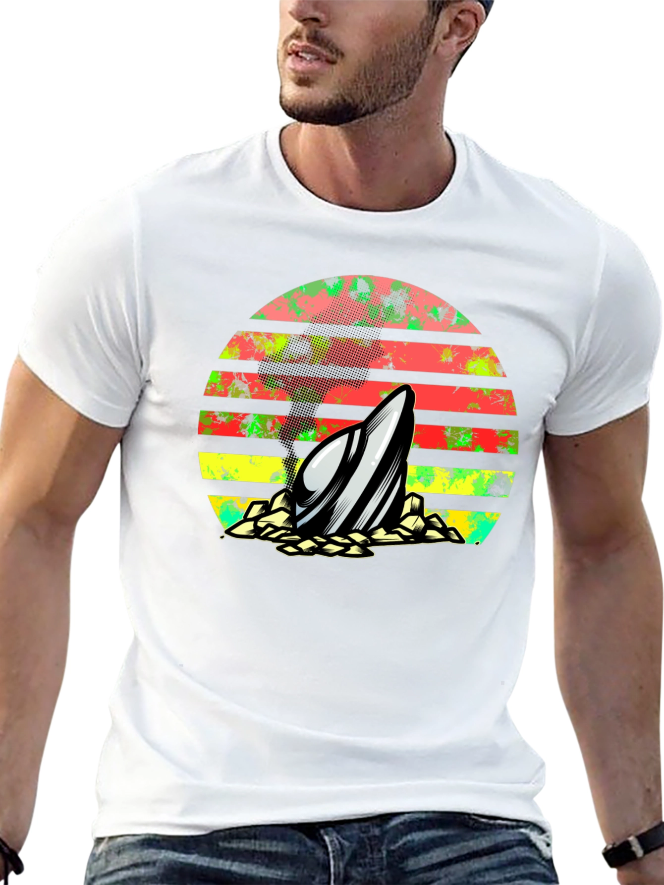 Retro Surfboard T-Shirt