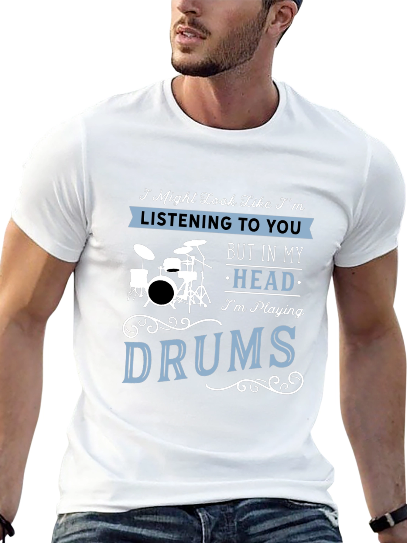 Funny Drummer T-Shirt - Im Playing Drums
