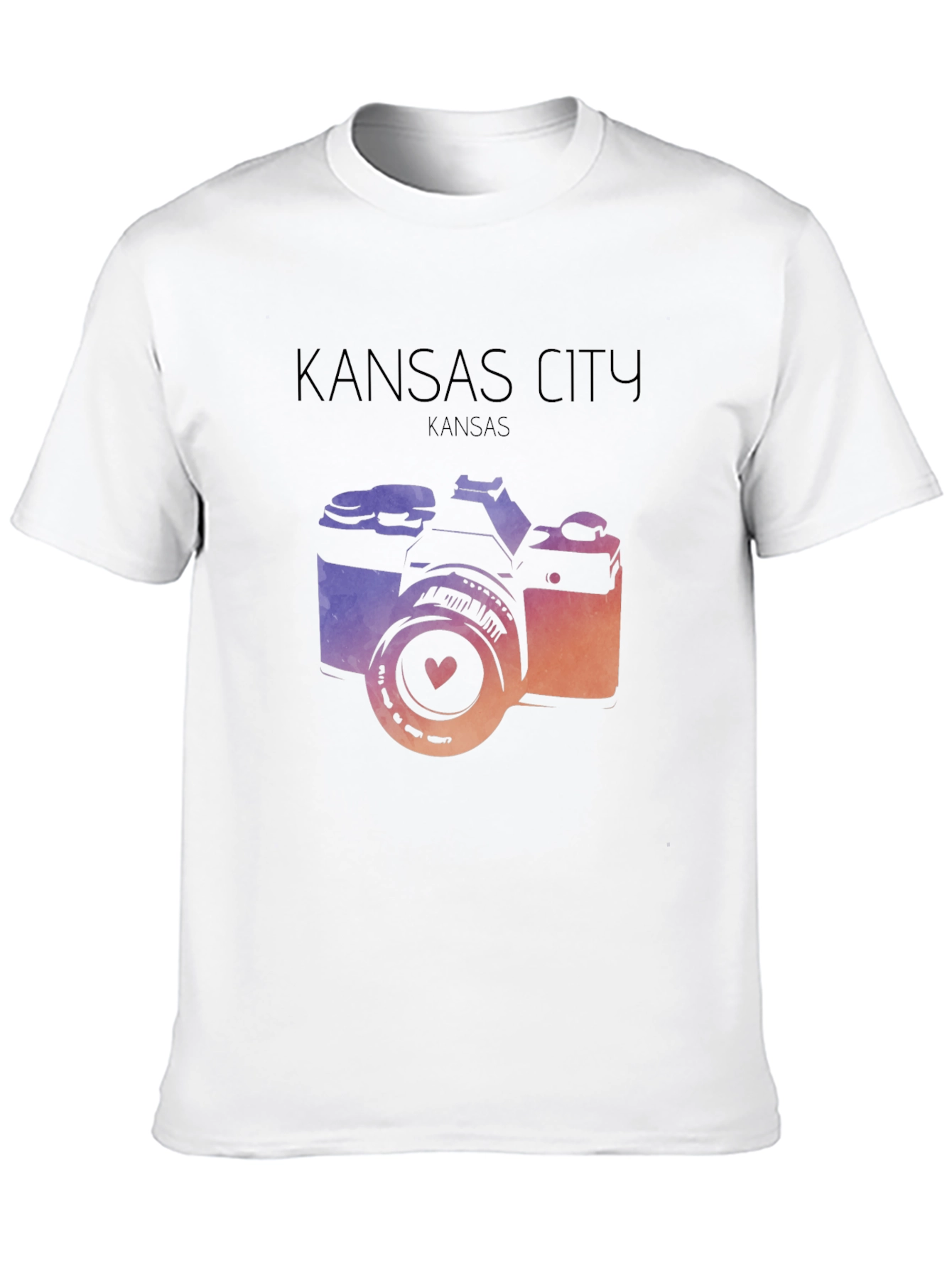 Kansas City Camera Graphic Tee - Black