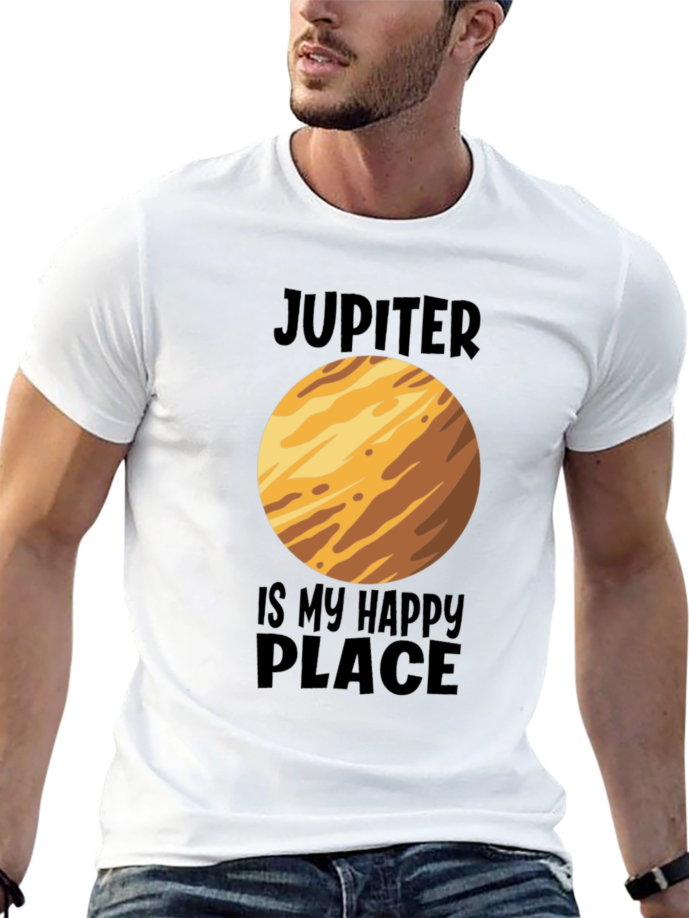 Jupiter My Happy Place Graphic Tee