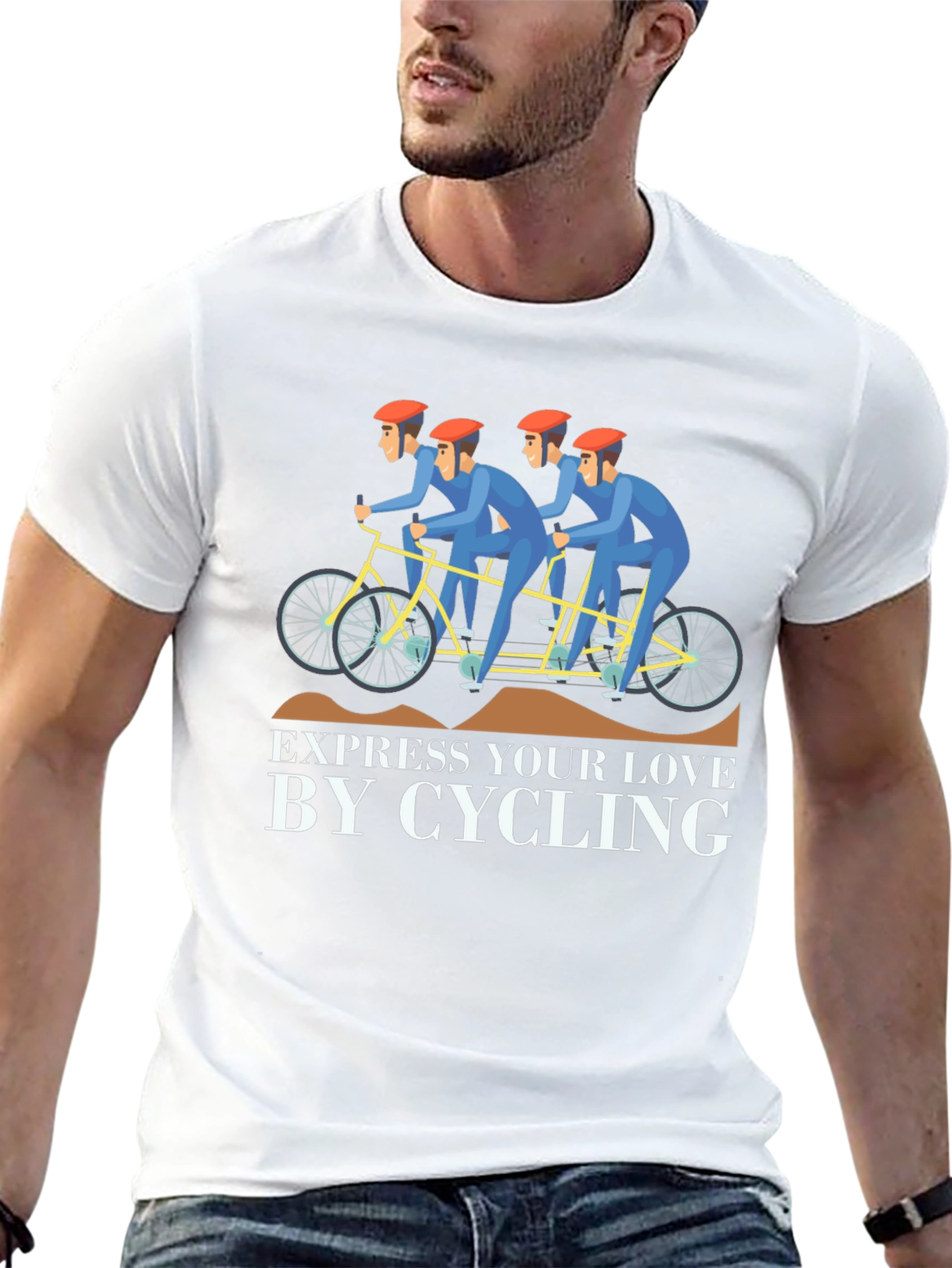 Cycling Love Graphic Tee