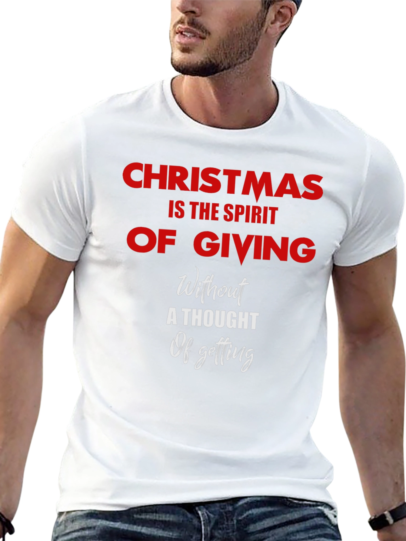Christmas Spirit Giving T-Shirt - Holiday Charity Tee