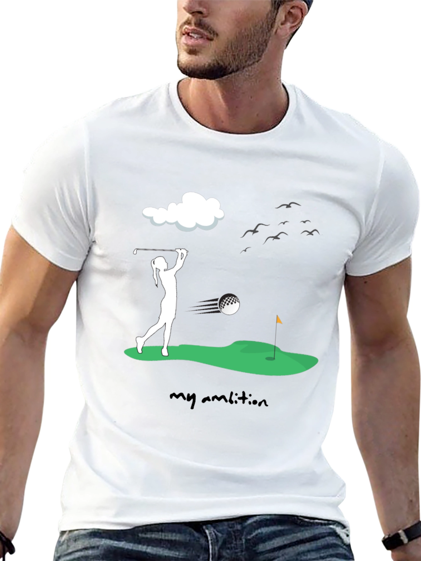 Golf Ambition Tee - Mens Graphic T-Shirt