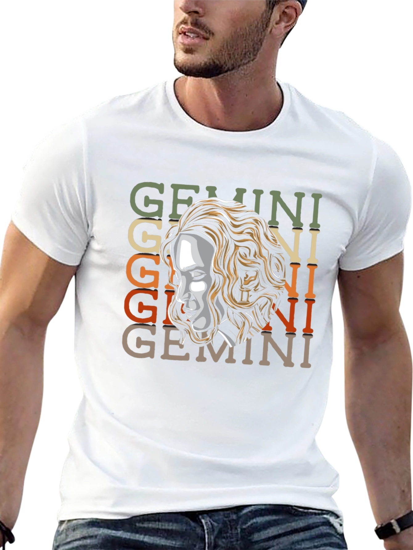 Gemini Zodiac Graphic T-Shirt