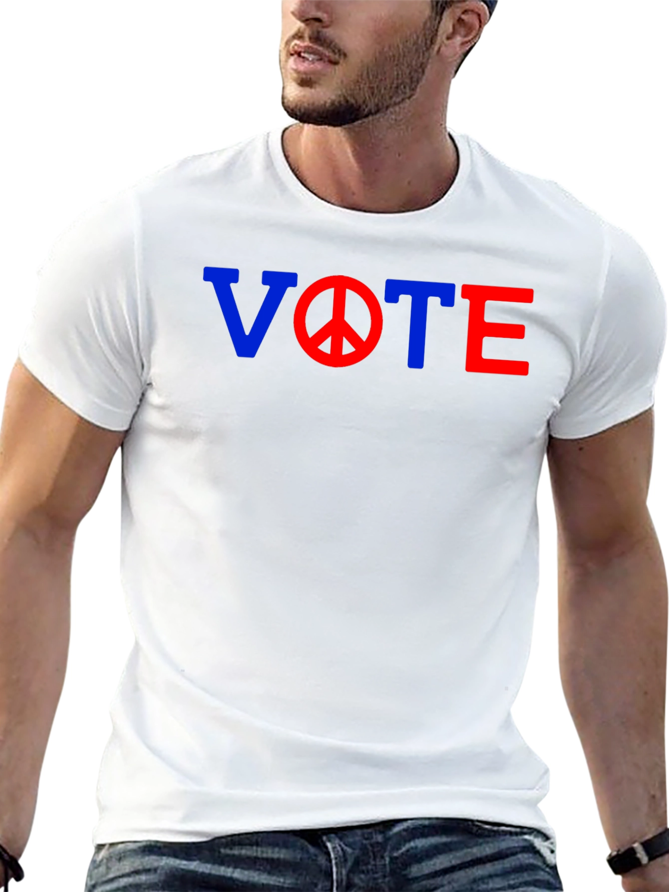 Vote Peace T-Shirt - Political Statement Tee