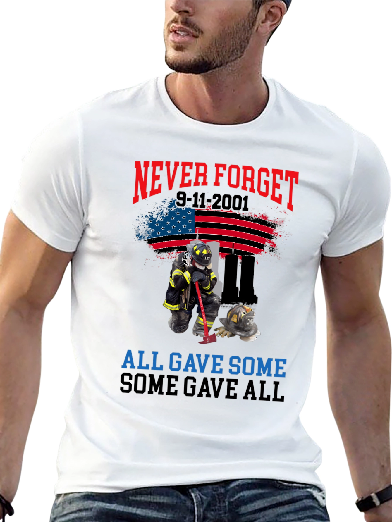 Never Forget 9-11 Tribute T-Shirt