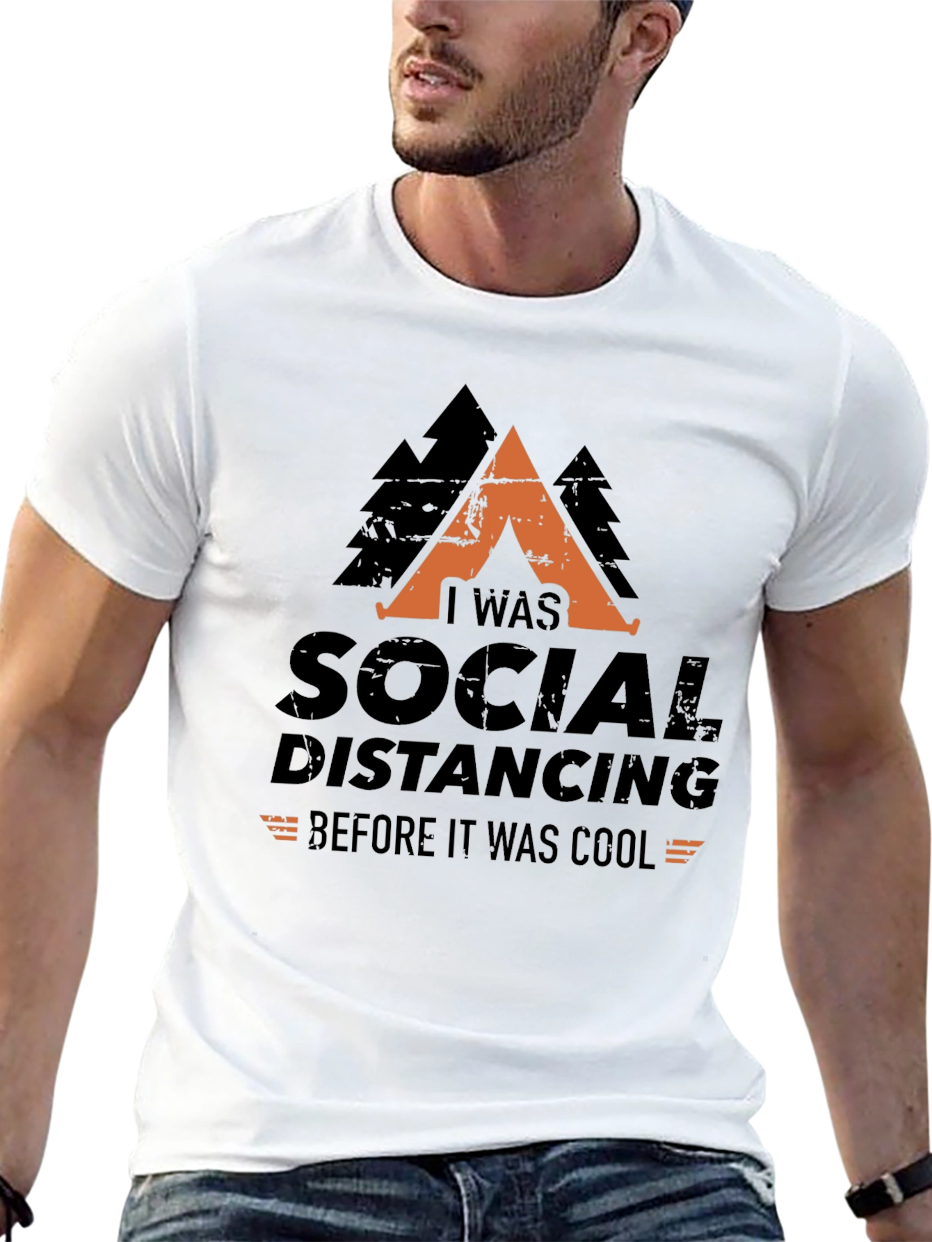 Social Distancing Before It Was Cool Graphic Tee