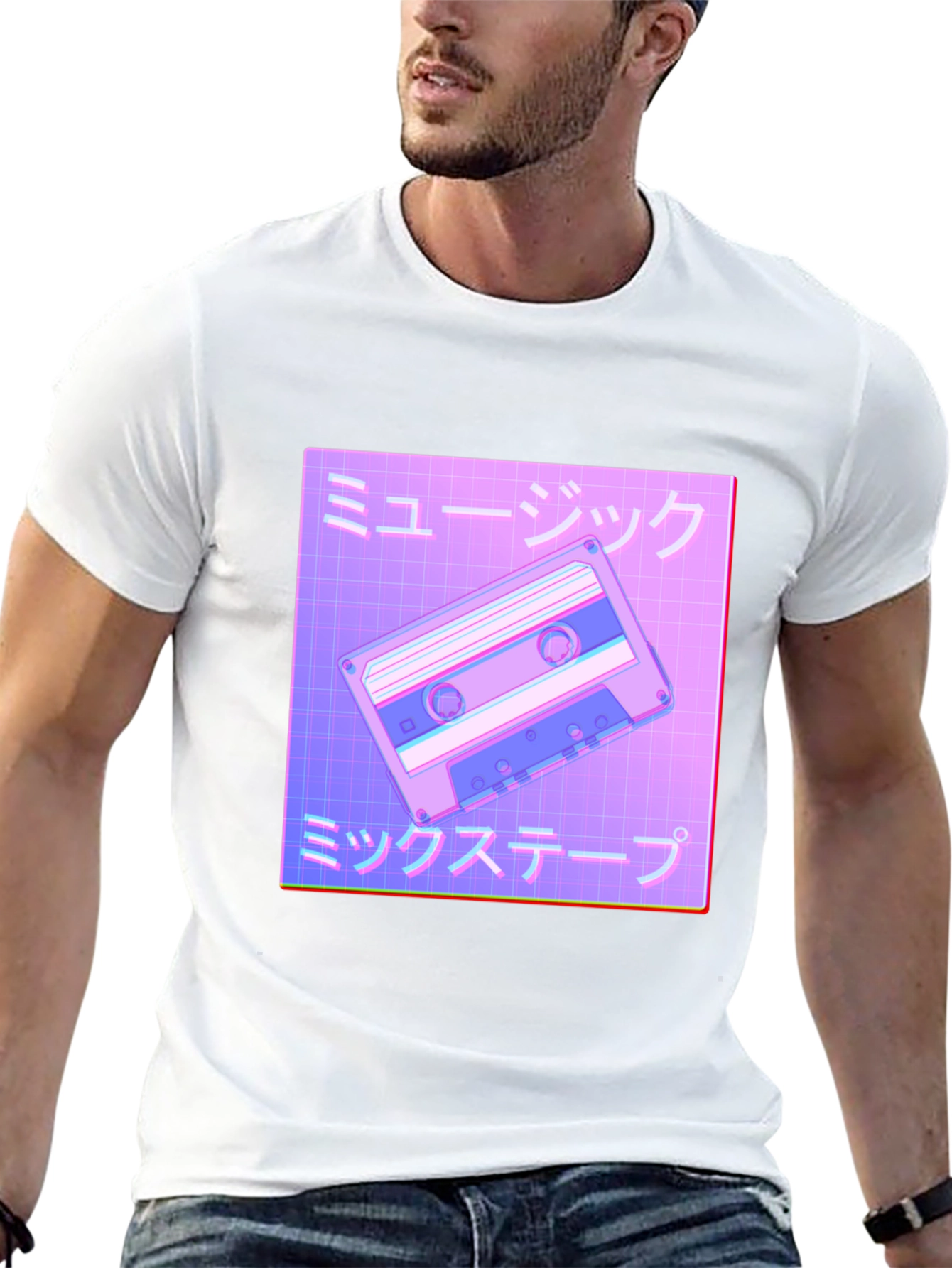 Retro Japanese Cassette Tape T-Shirt