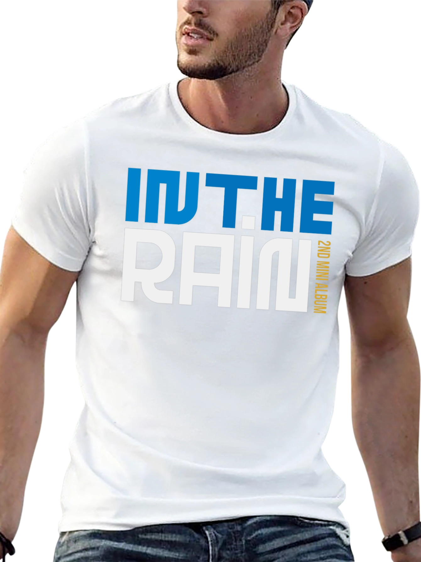 In The Rain 2nd Mini Album Black T-Shirt