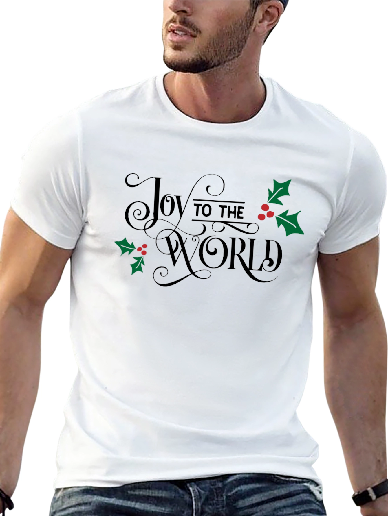 Joy to the World Christmas Graphic Tee