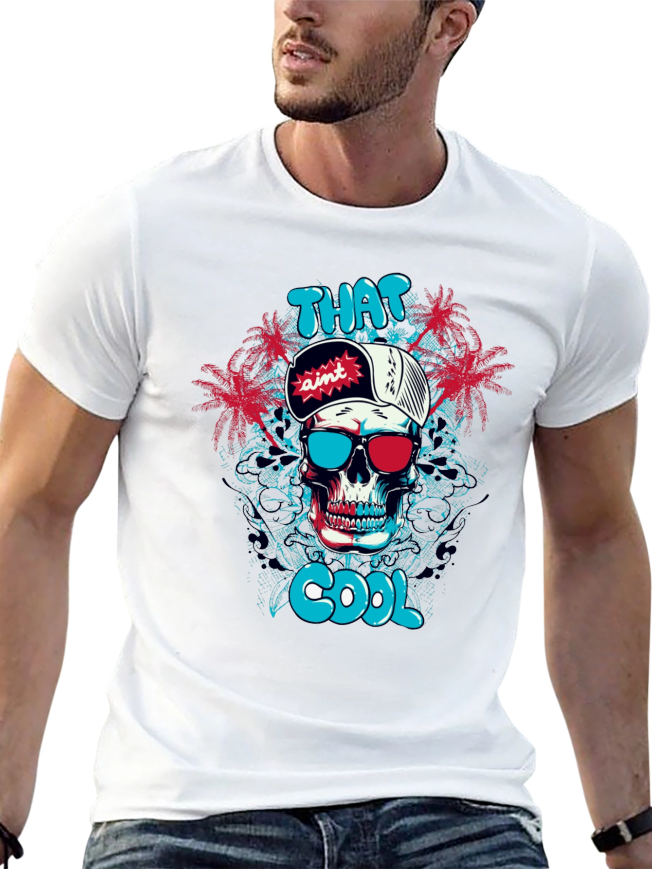 That Aint Cool Skull Graphic Tee