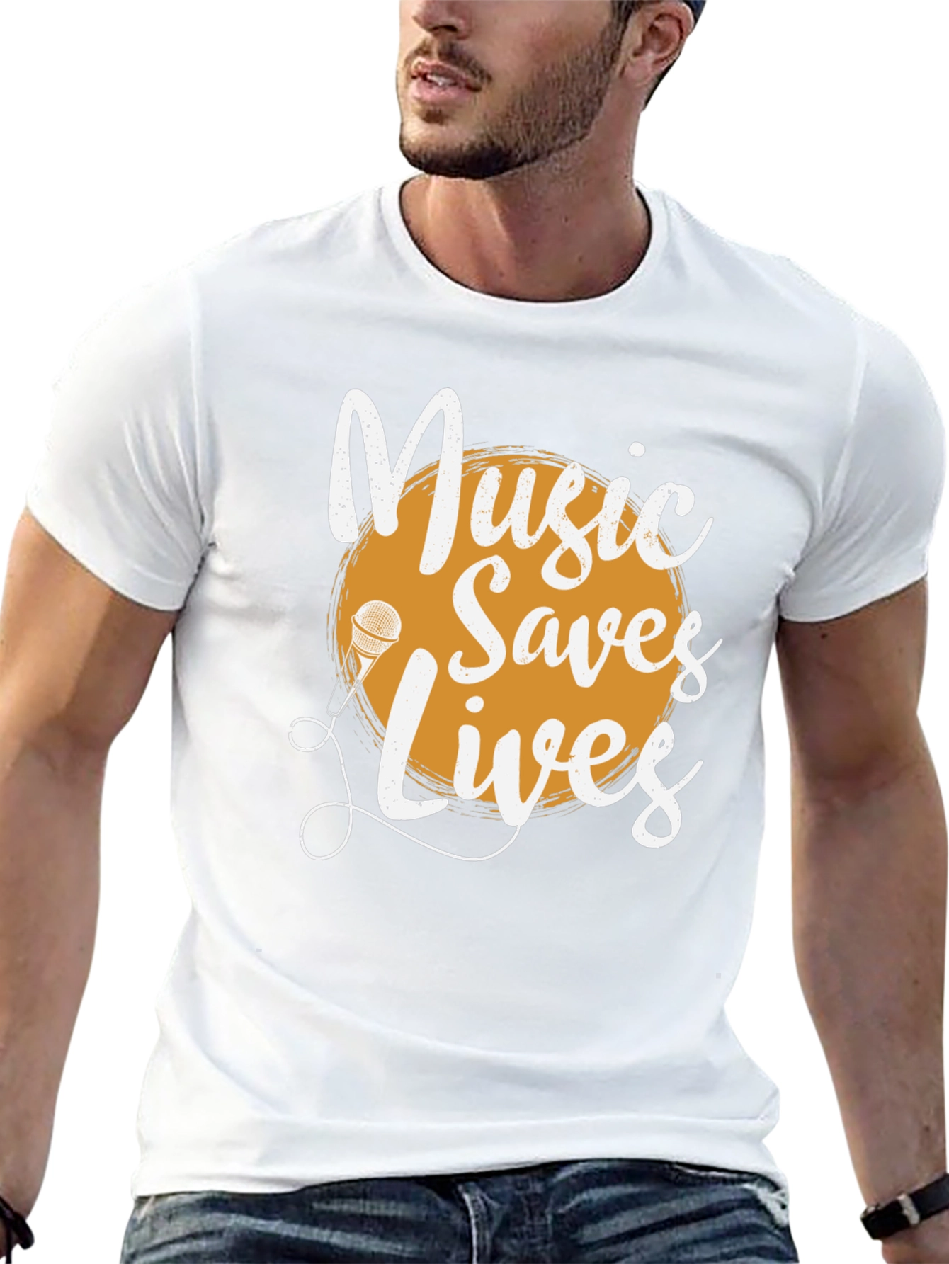 Music Saves Lives Graphic Tee