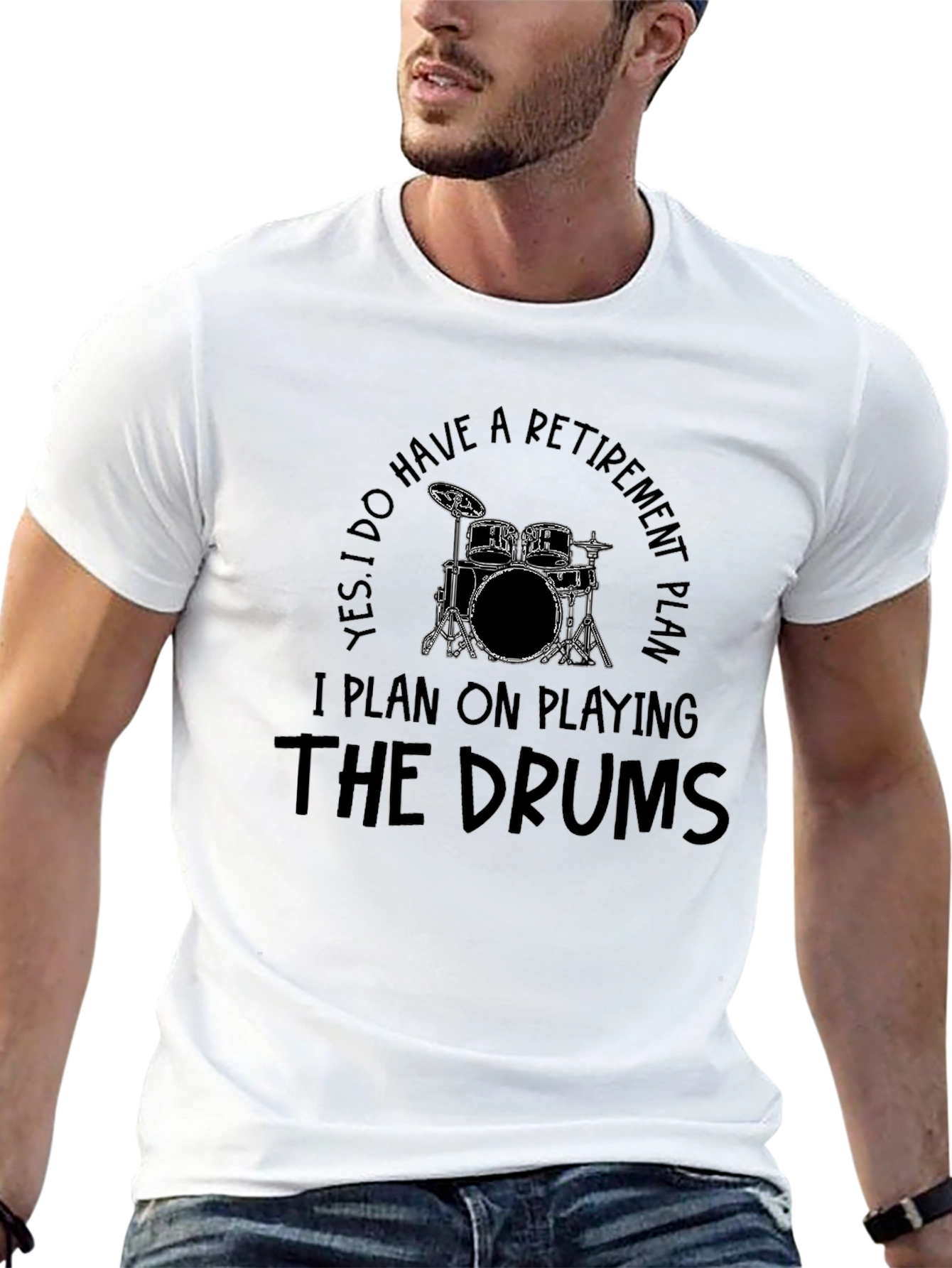 Drummer Retirement Plan T-Shirt - Play the Drums!